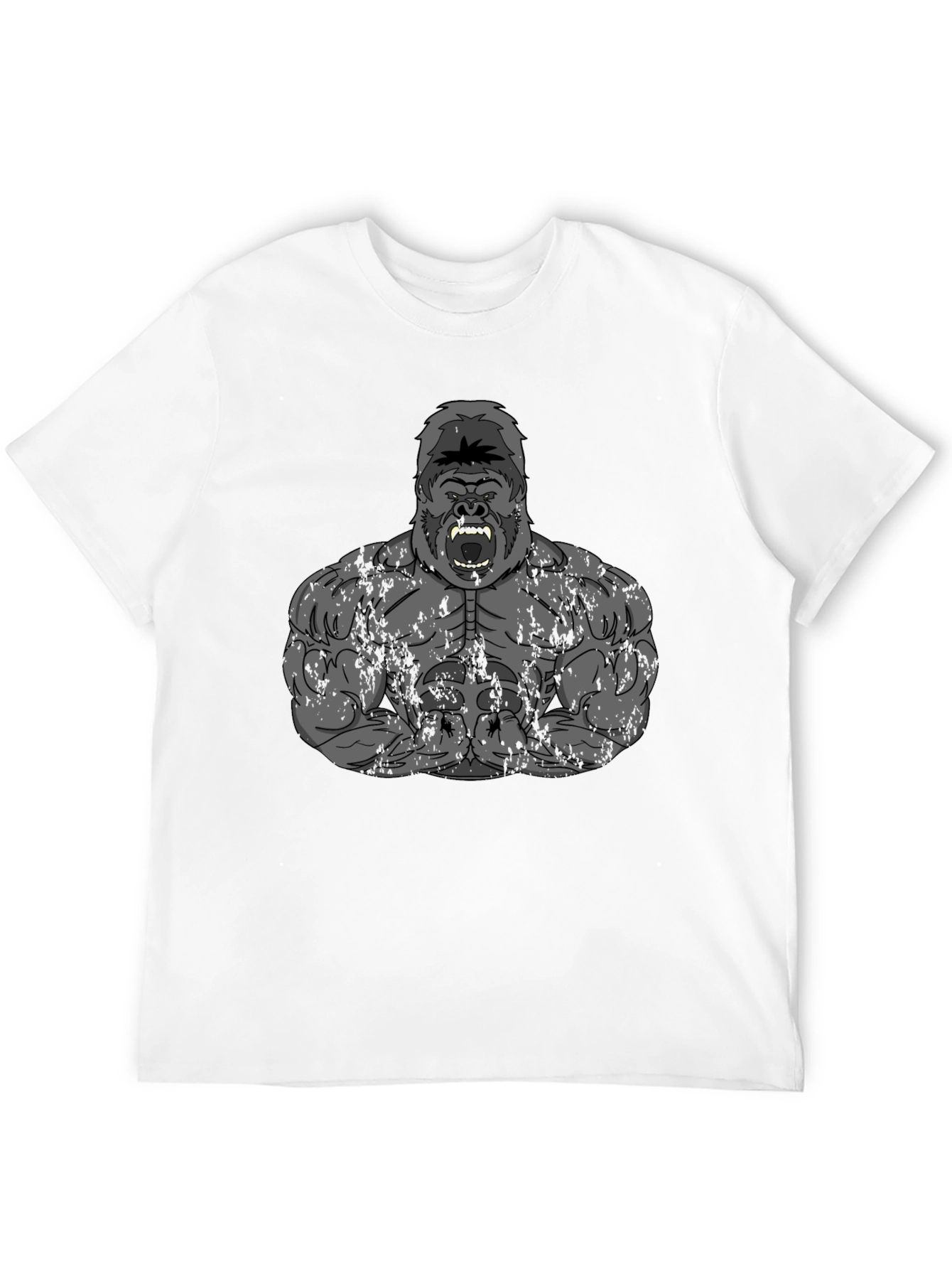 Gorilla Gym T-Shirt - Black Graphic Tee