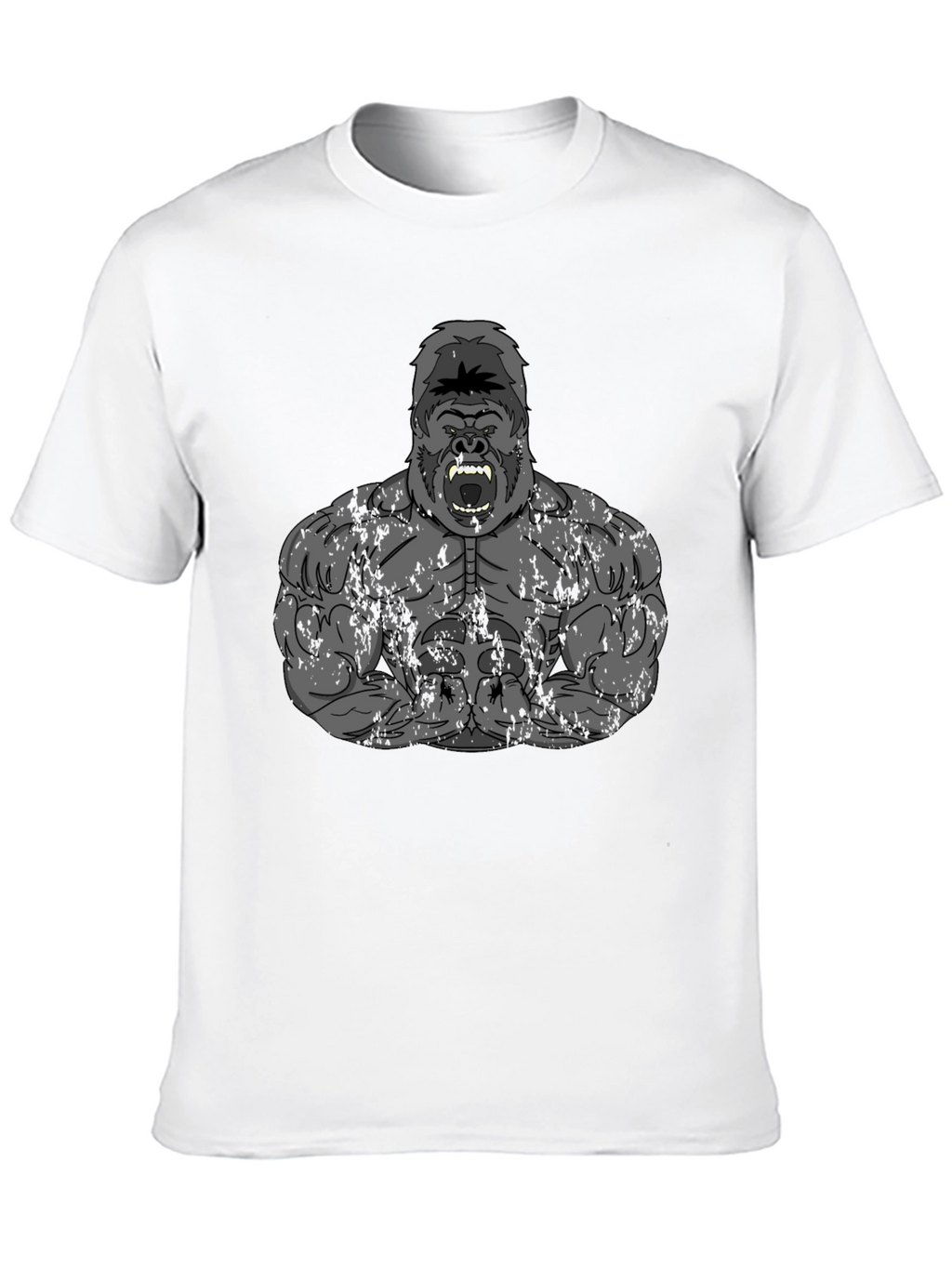 Gorilla Gym T-Shirt - Black Graphic Tee