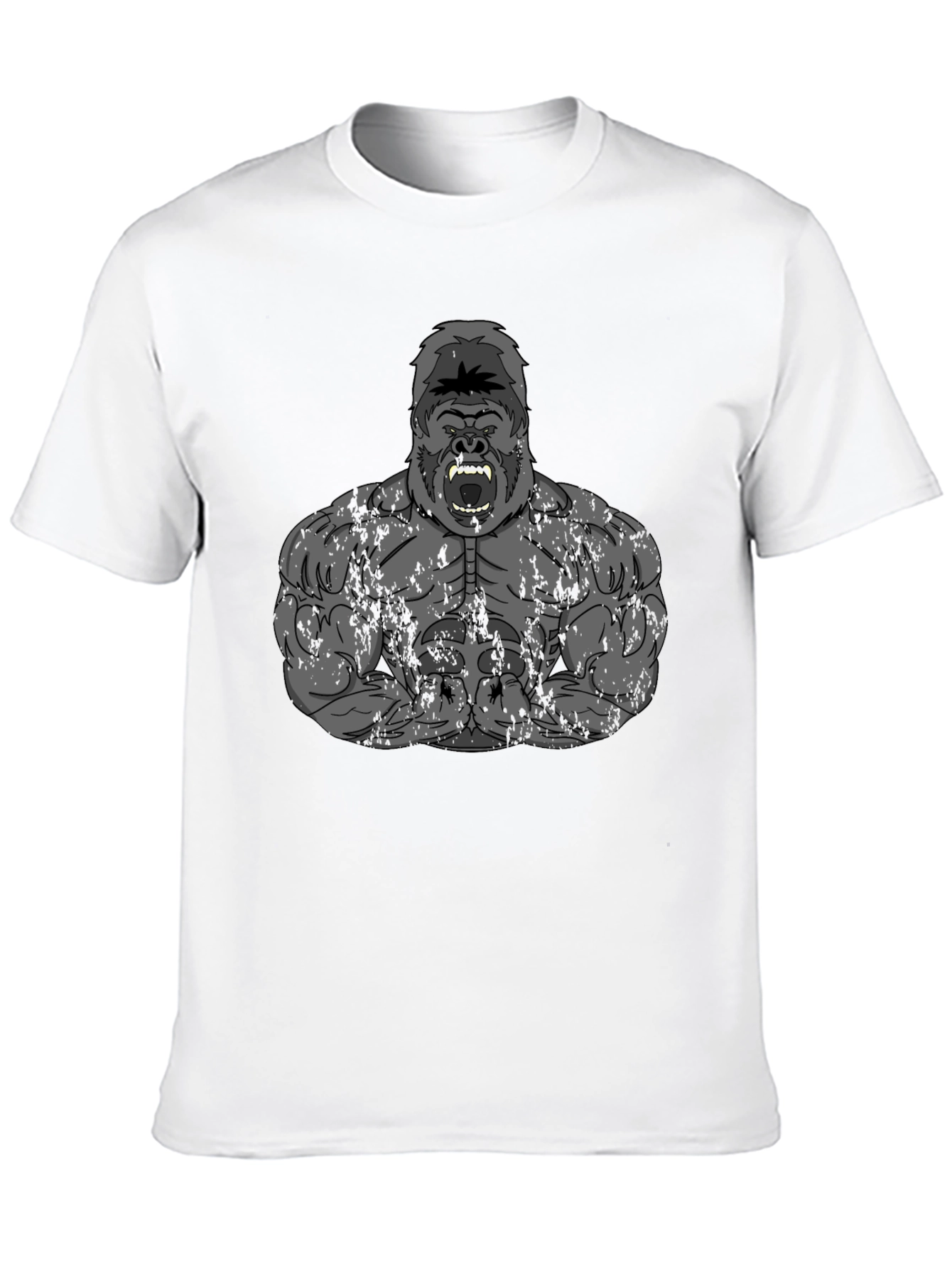 Gorilla Gym T-Shirt - Black Graphic Tee