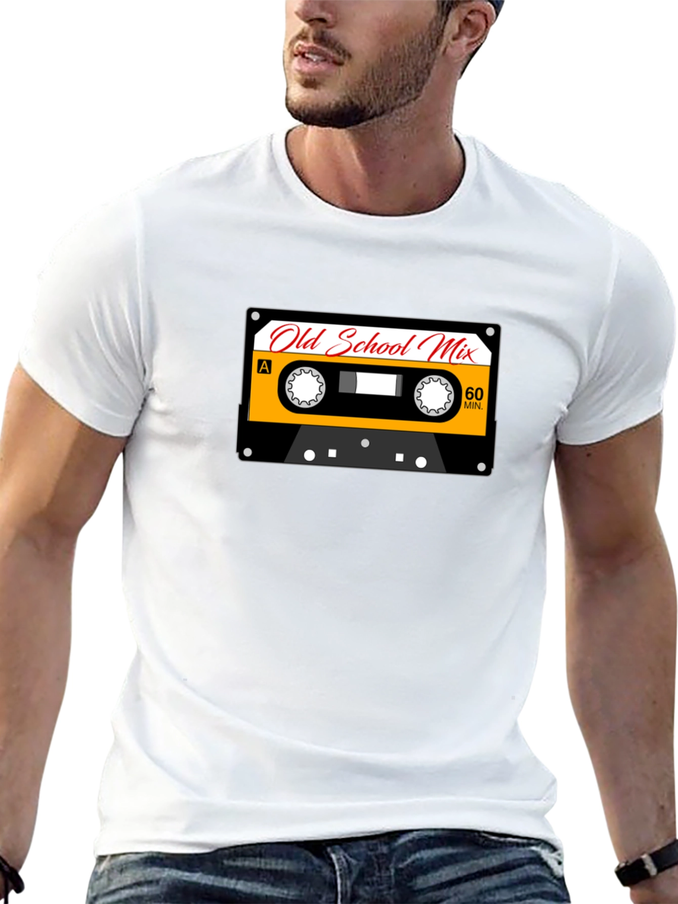 Old School Mix Tape Graphic T-Shirt
