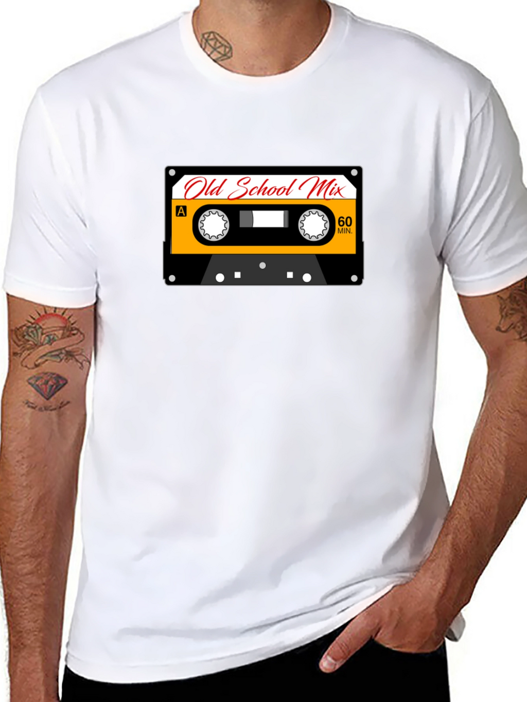 Old School Mix Tape Graphic T-Shirt