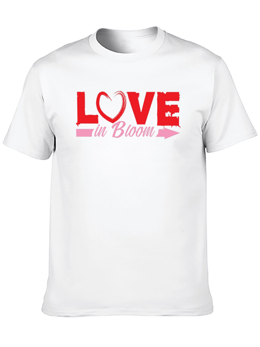 Love in Bloom Graphic T-Shirt - Valentines Day Tee