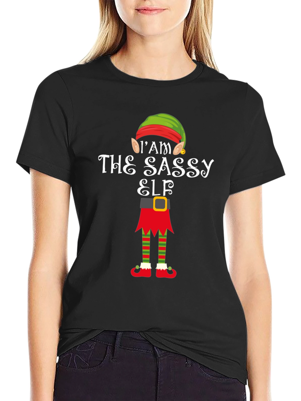 Sassy Elf T-Shirt - Christmas Holiday Tee