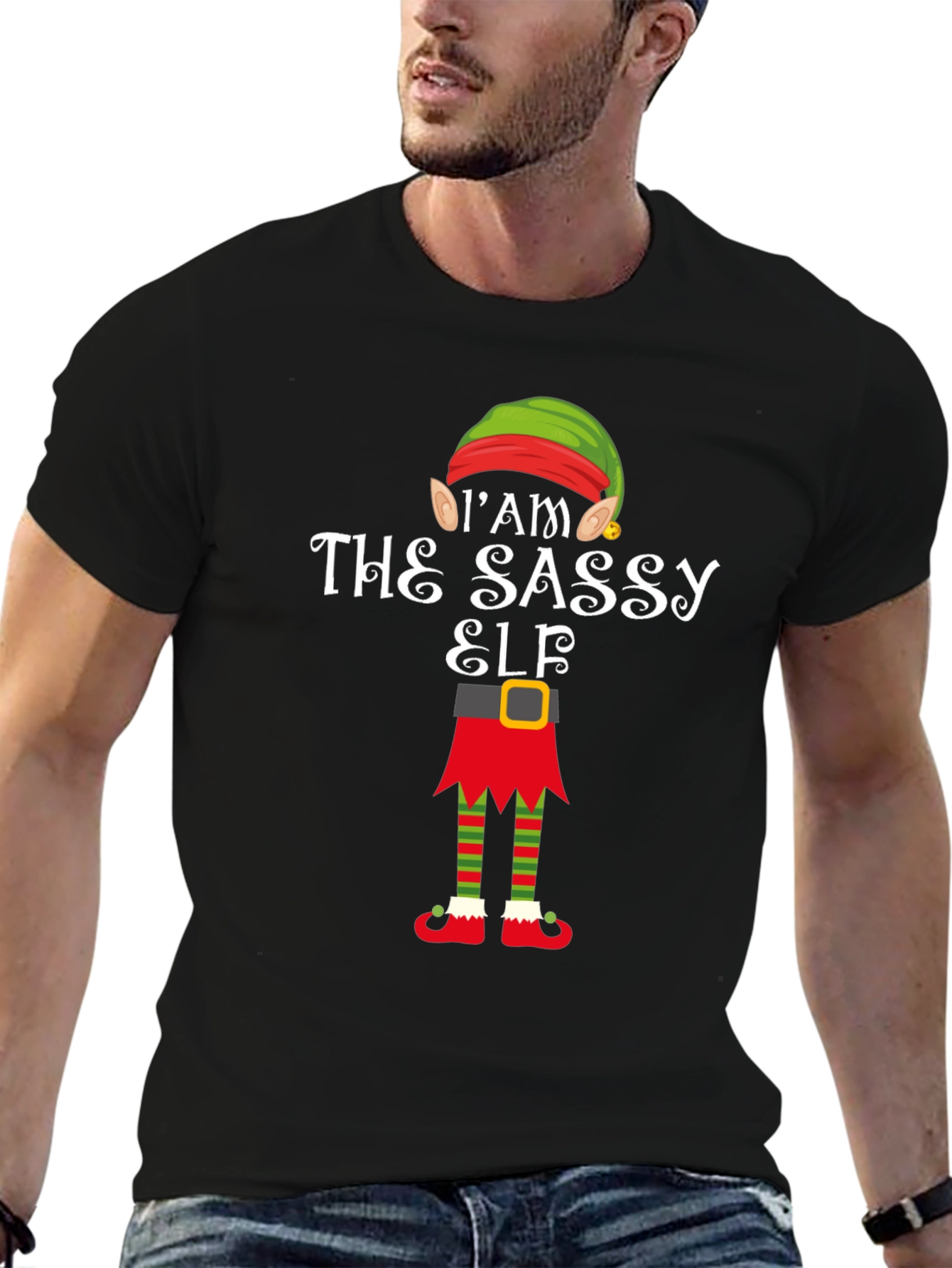 Sassy Elf T-Shirt - Christmas Holiday Tee