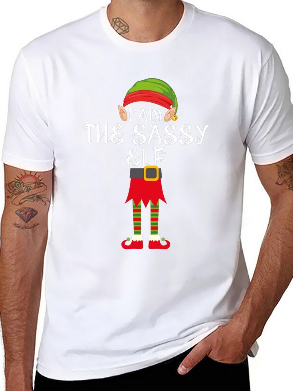 Sassy Elf T-Shirt - Christmas Holiday Tee