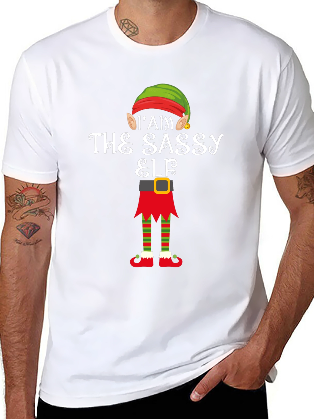 Sassy Elf T-Shirt - Christmas Holiday Tee