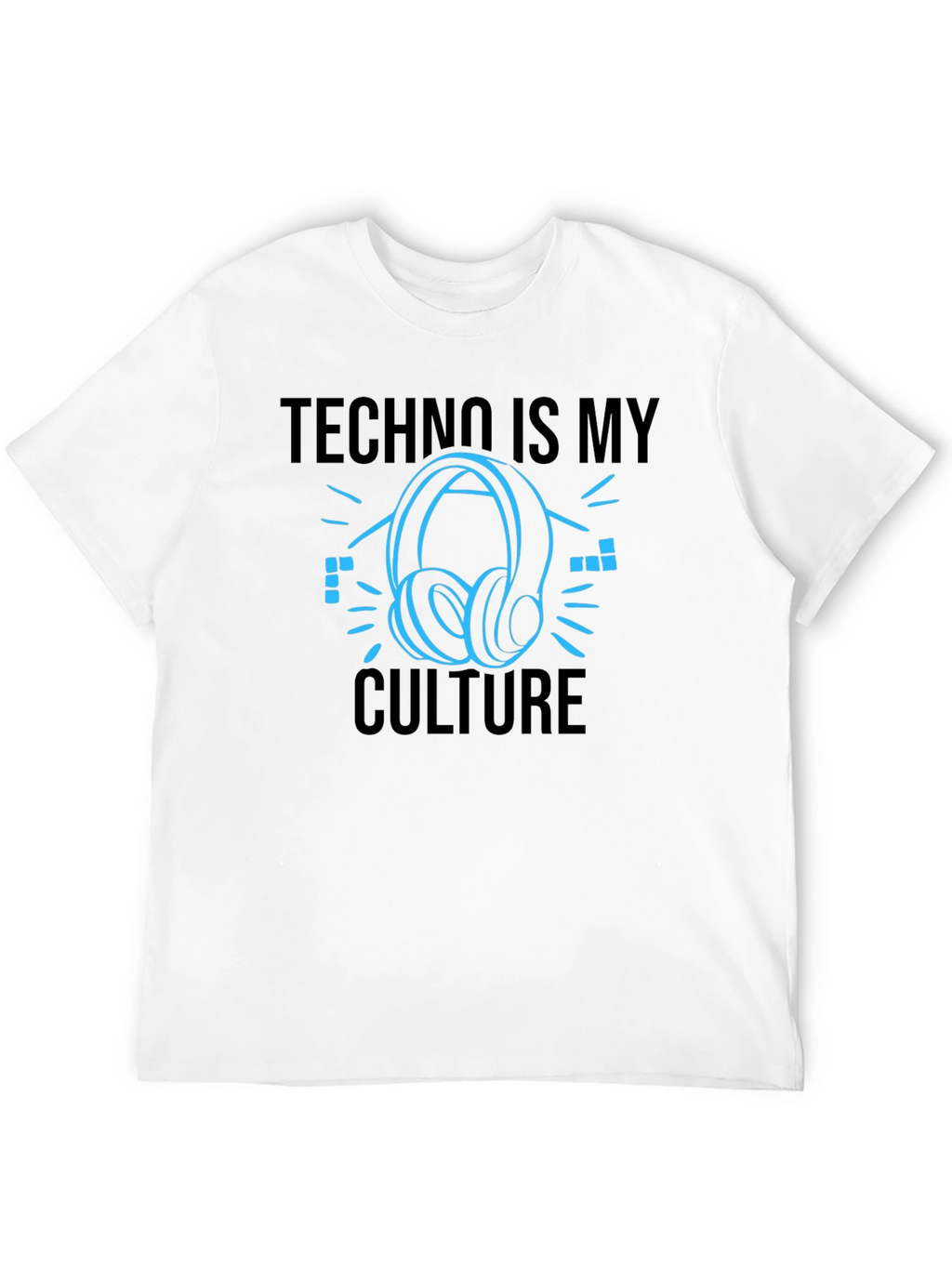 Techno Is My Culture Black T-Shirt