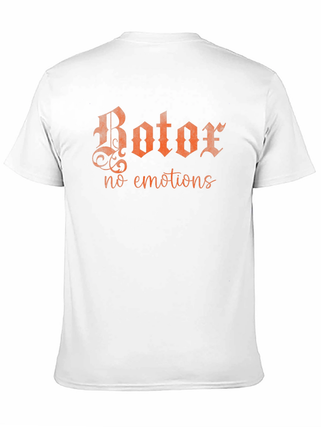 Rotor No Emotions Black Graphic T-Shirt