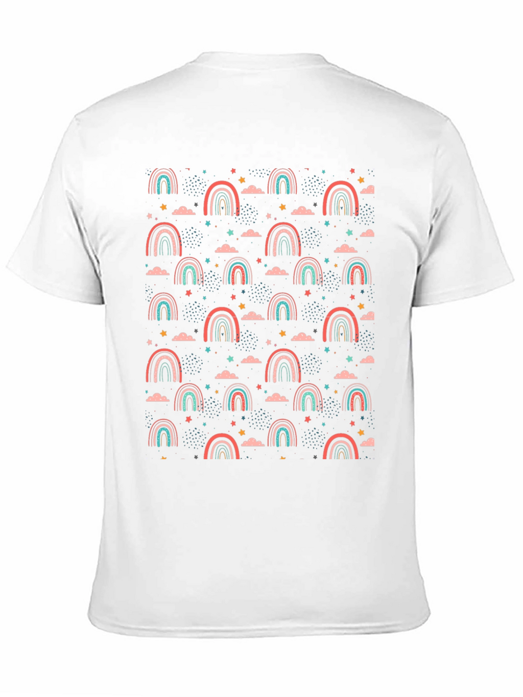 Rainbow Stars Graphic T-Shirt