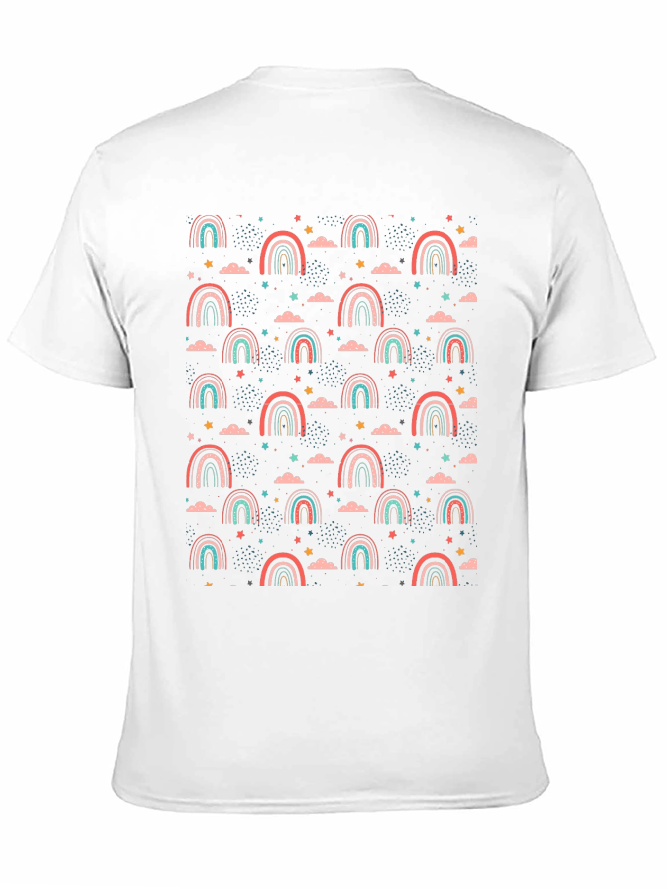 Rainbow Stars Graphic T-Shirt