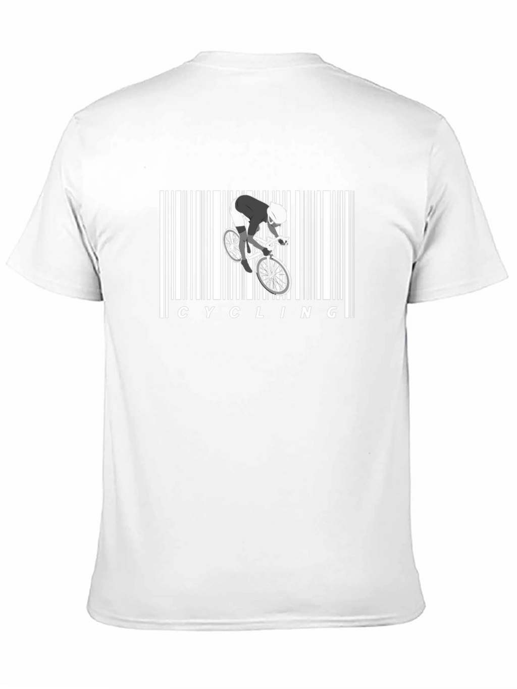 Cycling Barcode Graphic Tee