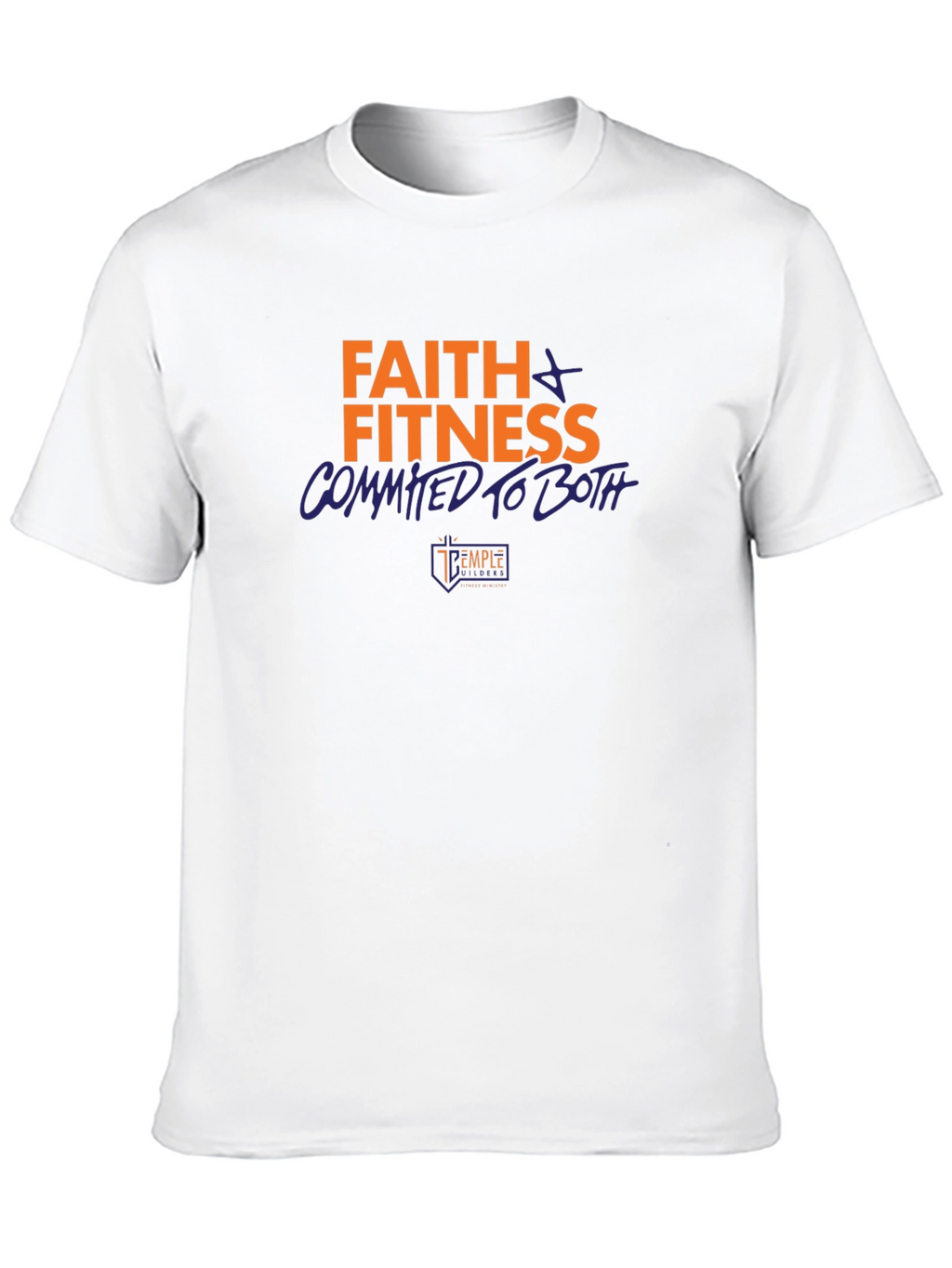 Faith & Fitness Graphic Tee - Black