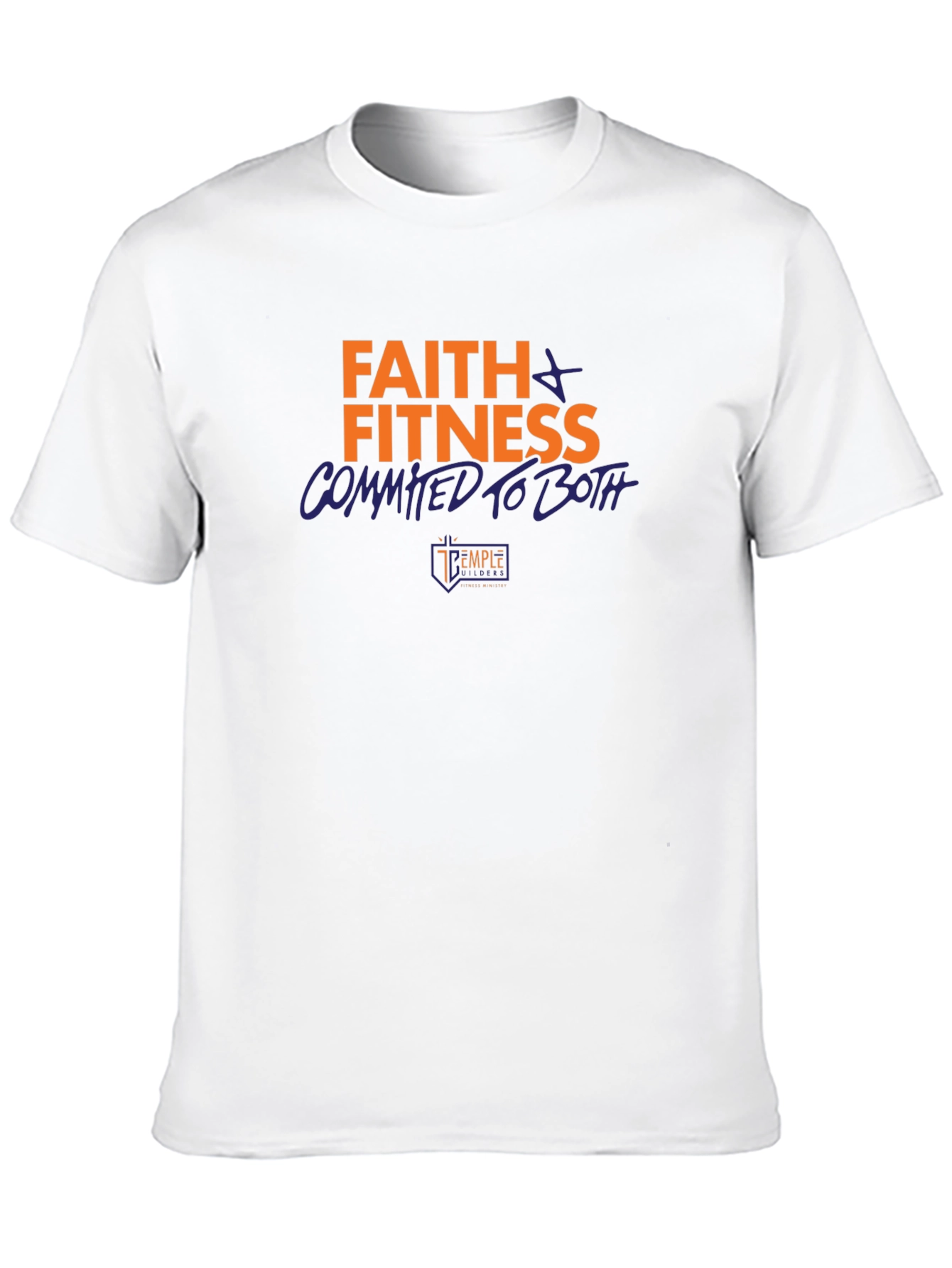 Faith & Fitness Graphic Tee - Black