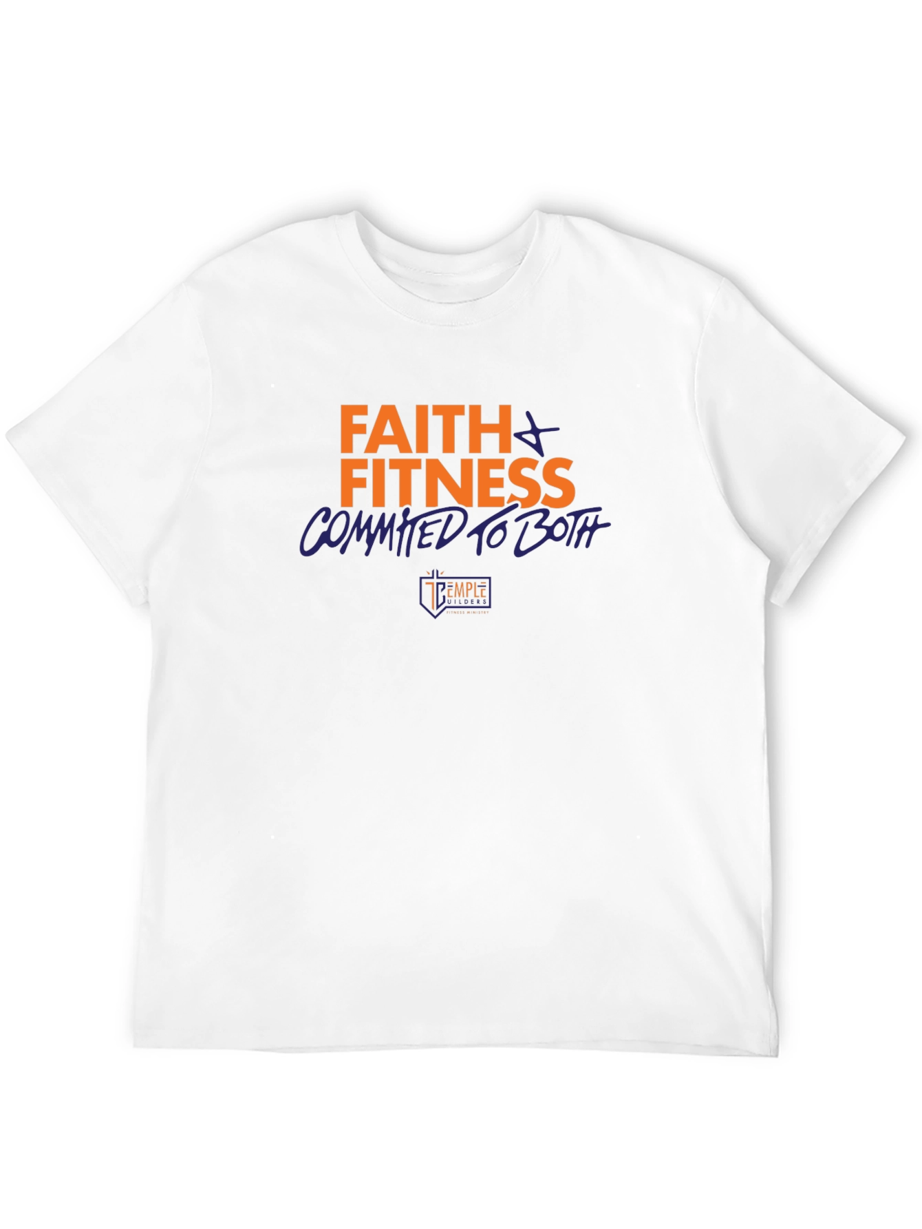 Faith & Fitness Graphic Tee - Black