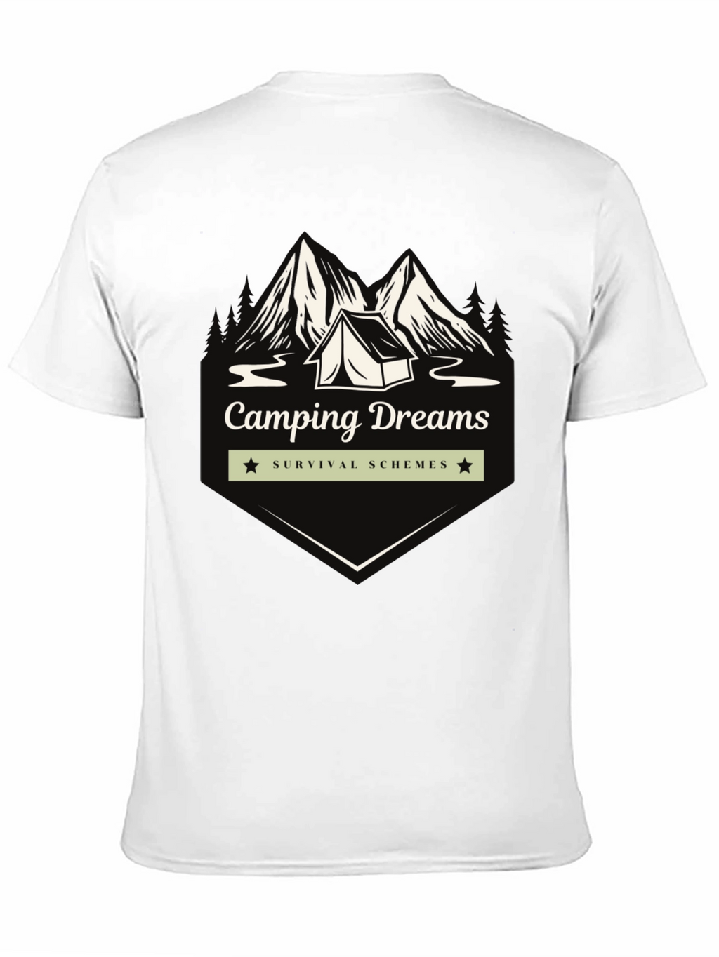 Camping Dreams Graphic T-Shirt - Survival Schemes Tee