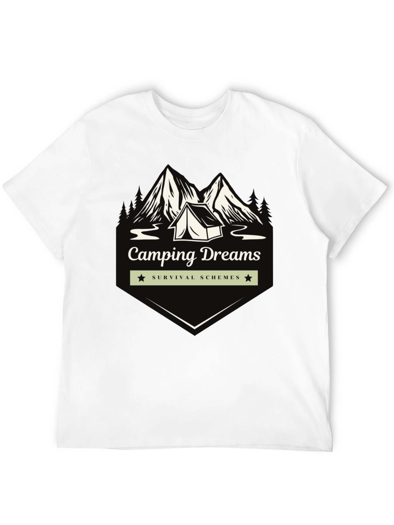 Camping Dreams Graphic T-Shirt - Survival Schemes Tee