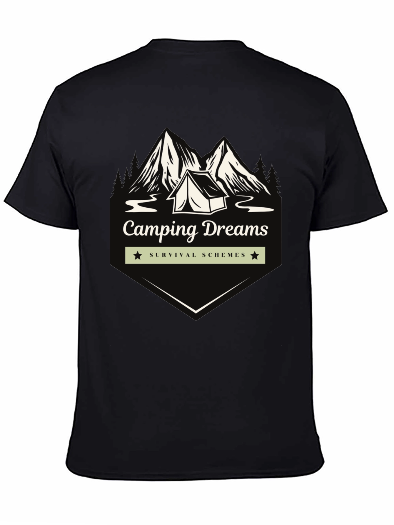 Camping Dreams Graphic T-Shirt - Survival Schemes Tee