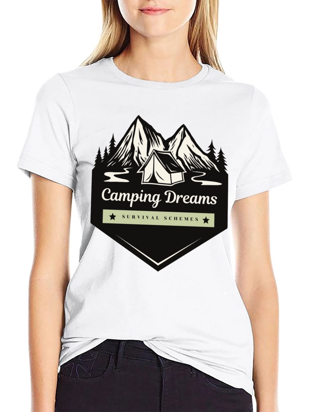 Camping Dreams Graphic T-Shirt - Survival Schemes Tee