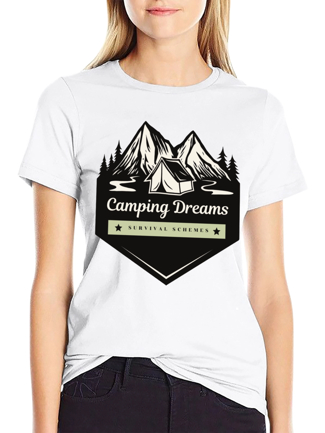 Camping Dreams Graphic T-Shirt - Survival Schemes Tee
