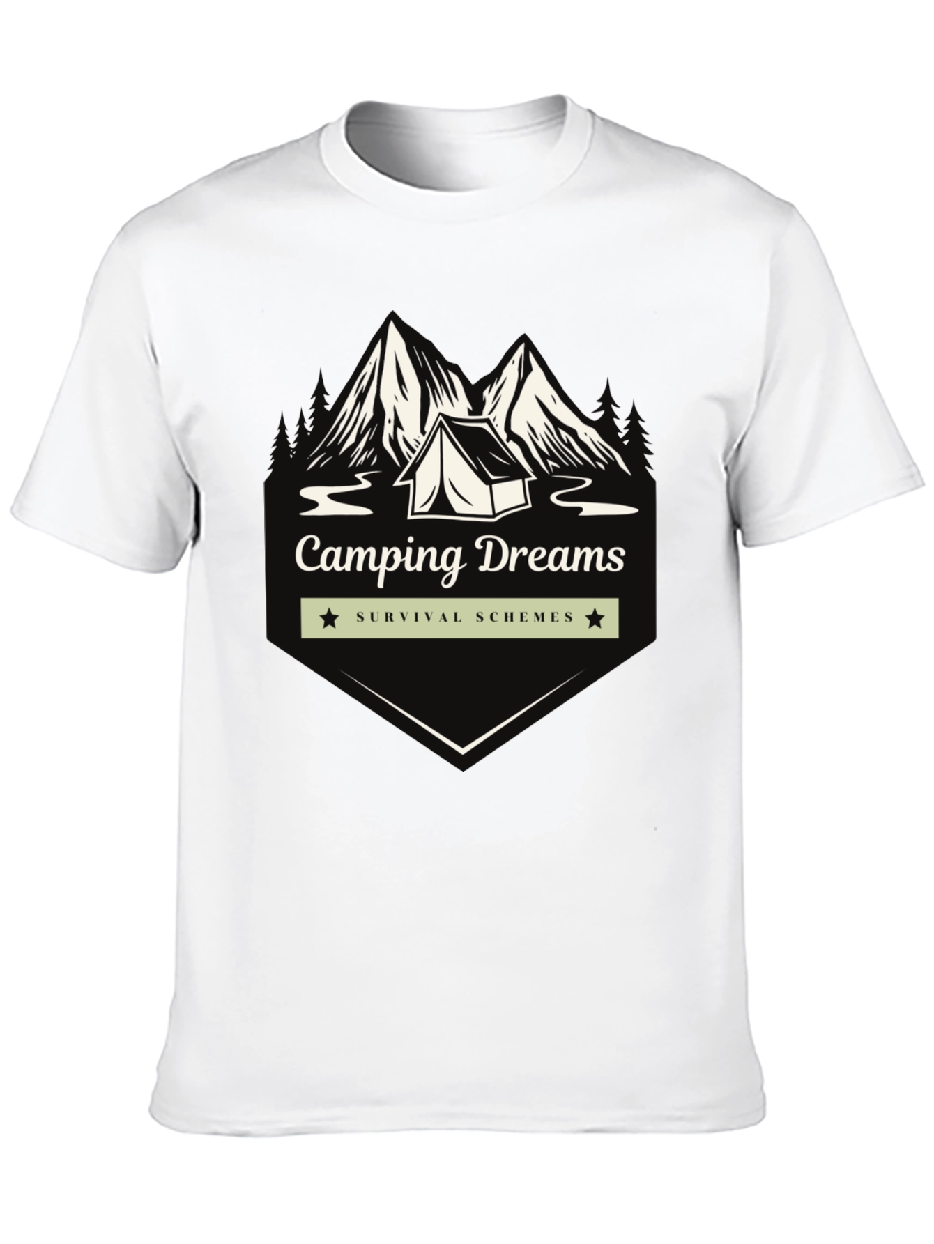 Camping Dreams Graphic T-Shirt - Survival Schemes Tee