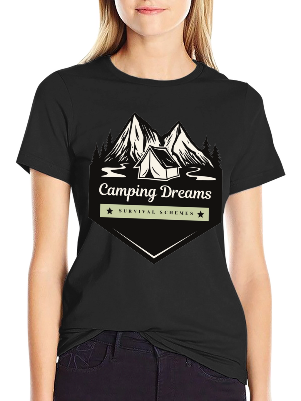Camping Dreams Graphic T-Shirt - Survival Schemes Tee