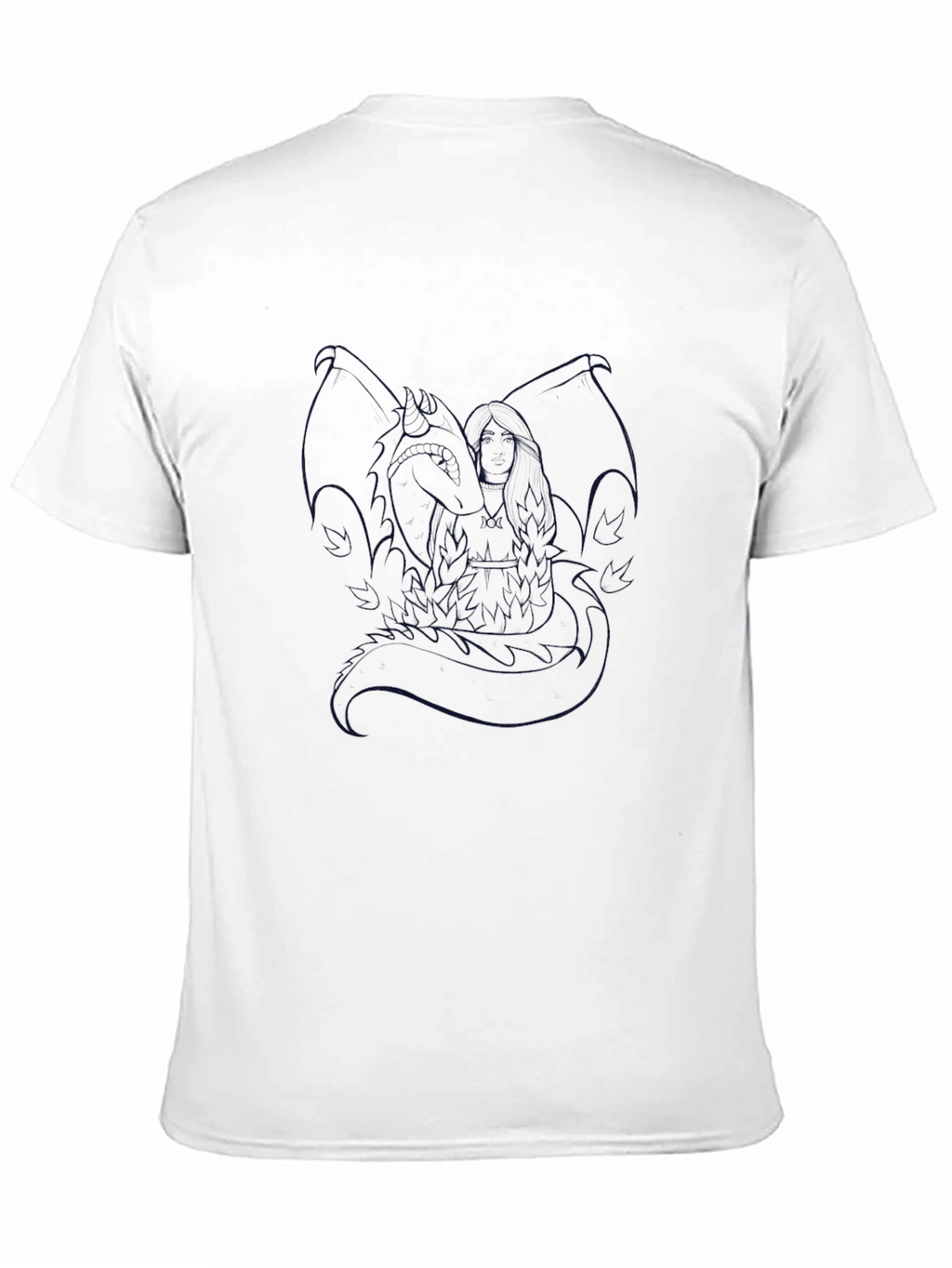 Dragon Rider Graphic Black T-Shirt