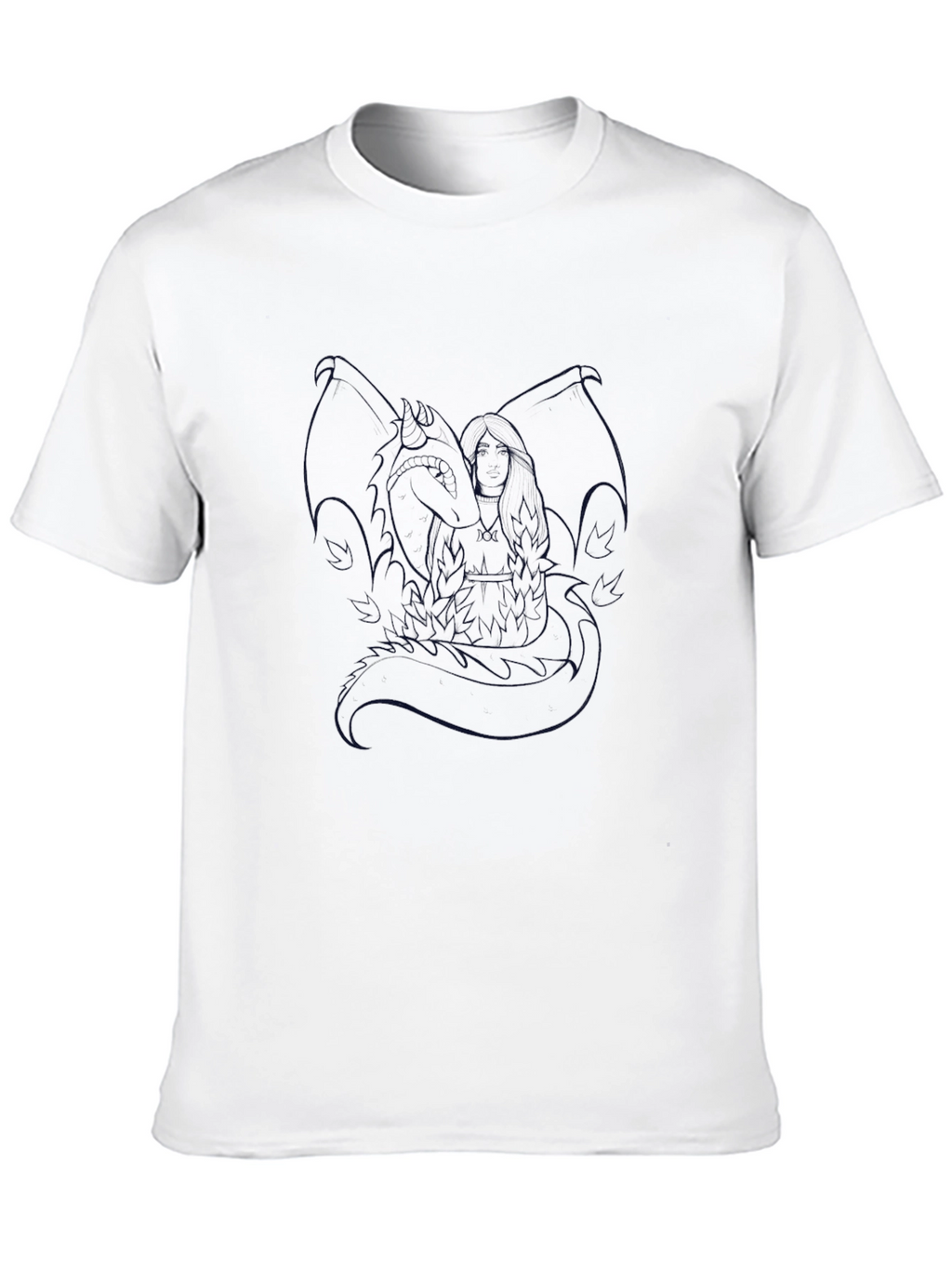 Dragon Rider Graphic Black T-Shirt