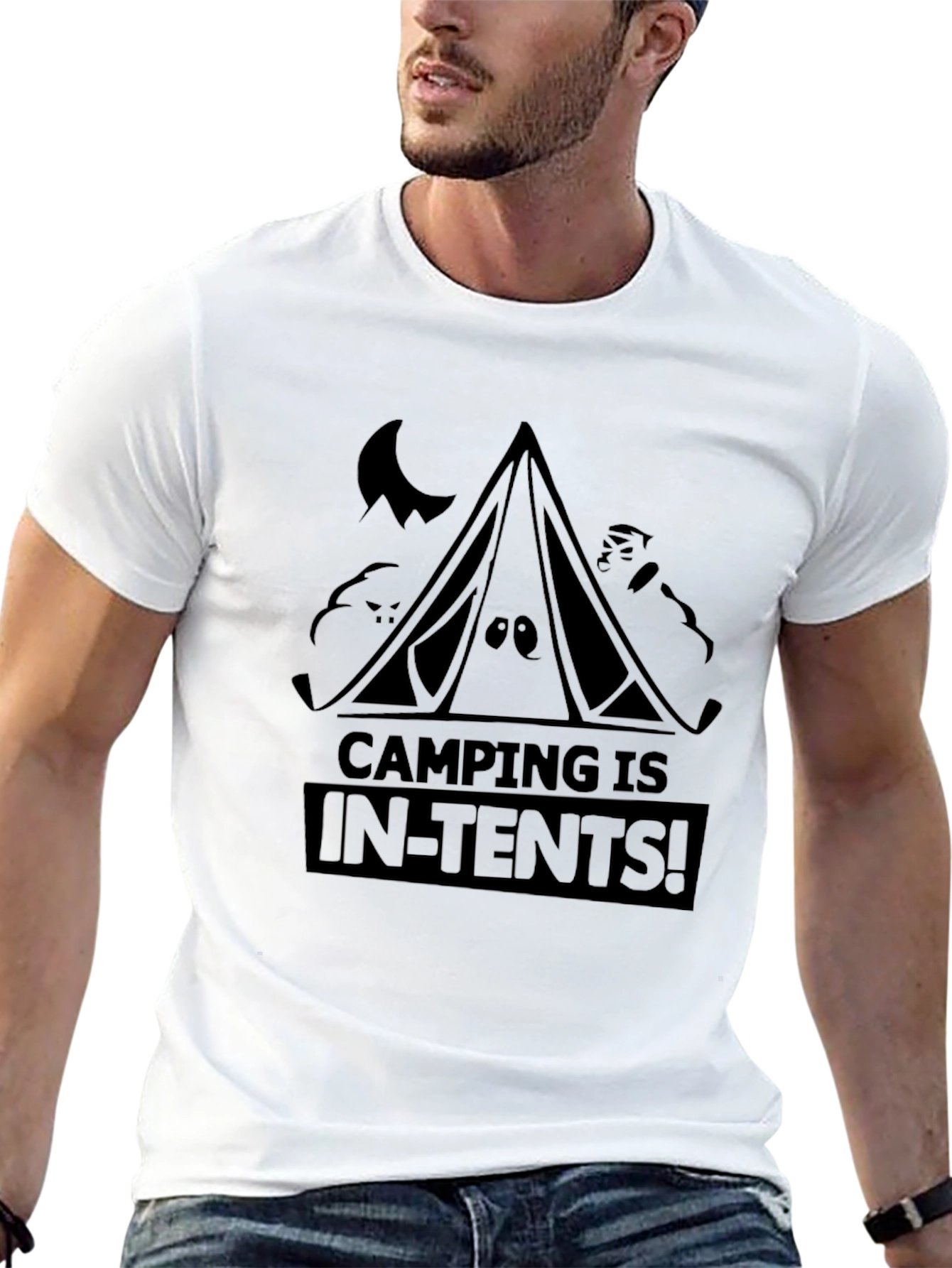 Camping Is In-Tents! Graphic Tee