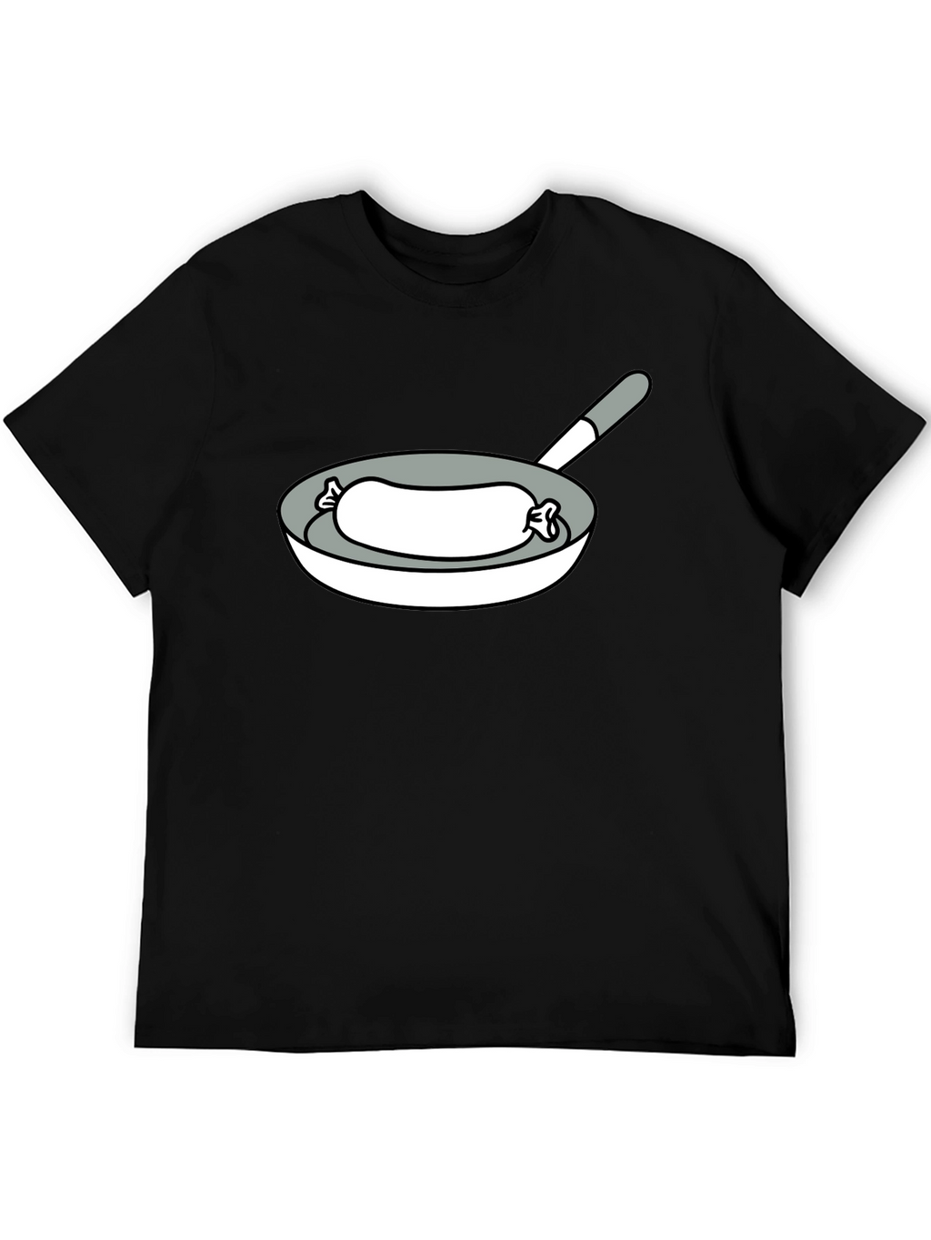 Sausage in a Pan Graphic T-Shirt - Foodie Fun!