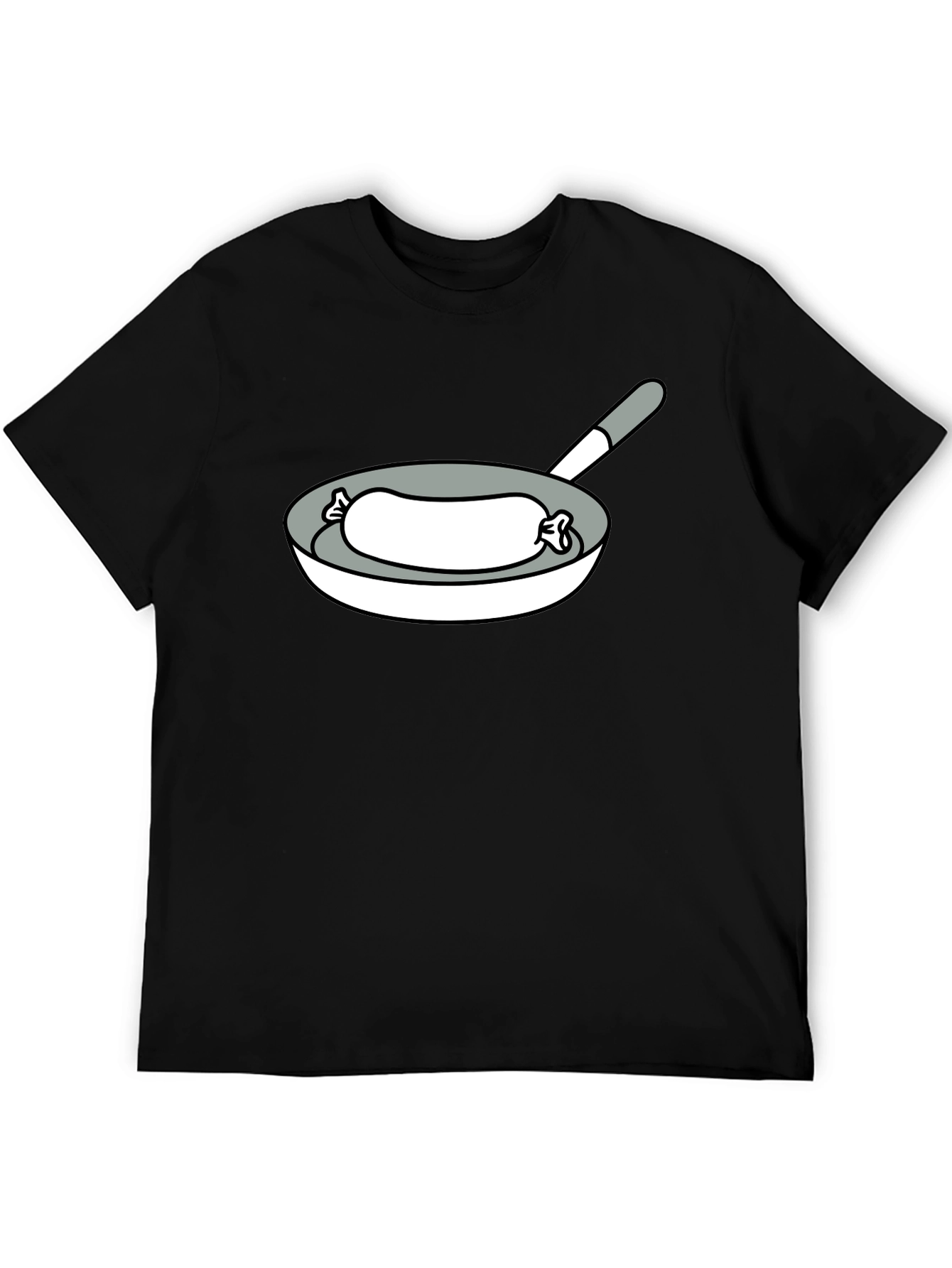 Sausage in a Pan Graphic T-Shirt - Foodie Fun!