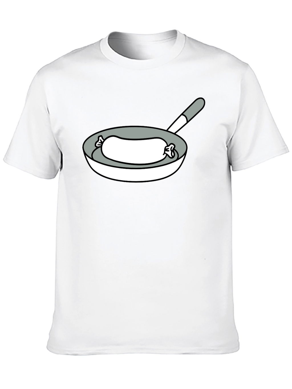 Sausage in a Pan Graphic T-Shirt - Foodie Fun!