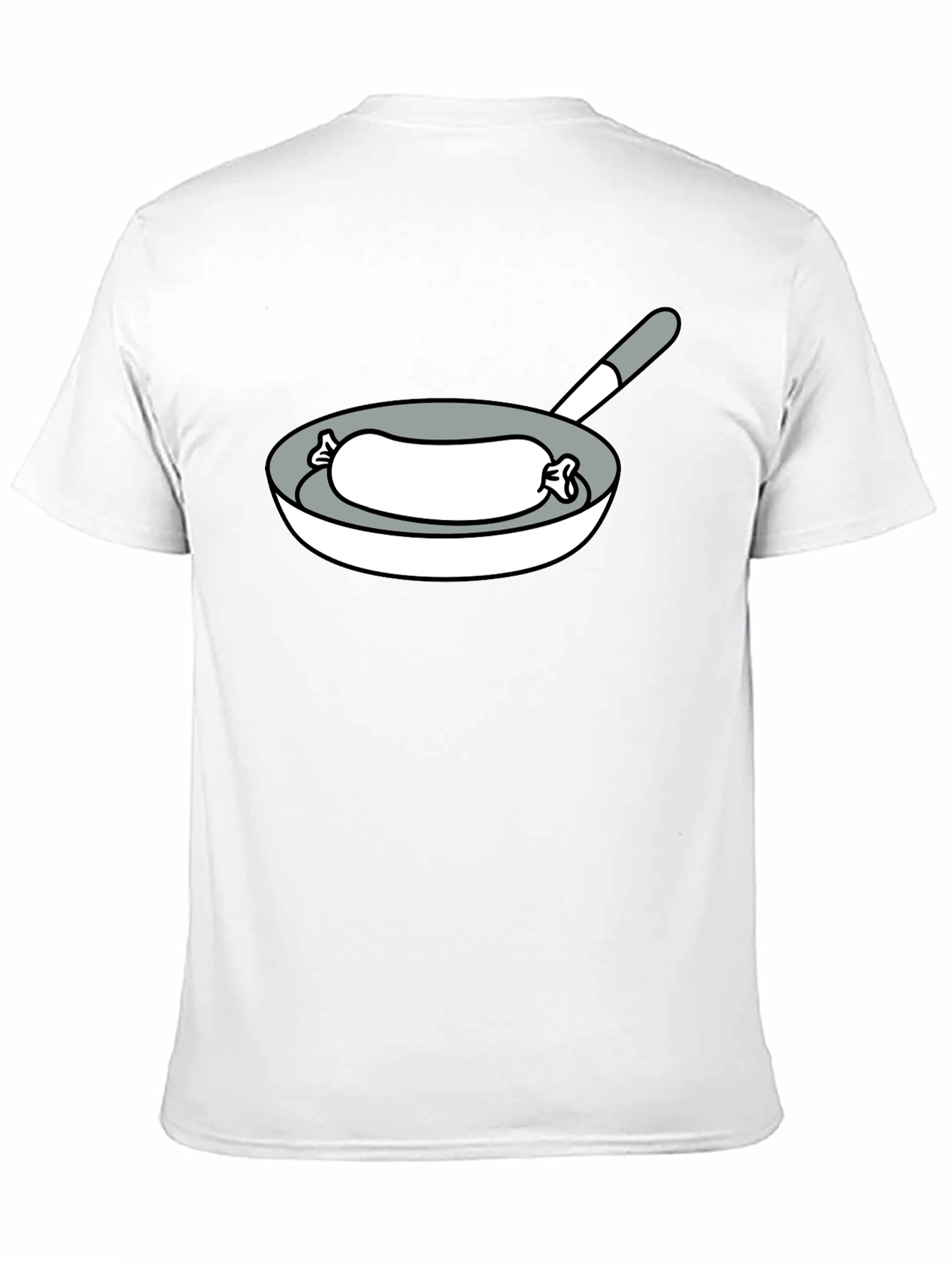 Sausage in a Pan Graphic T-Shirt - Foodie Fun!