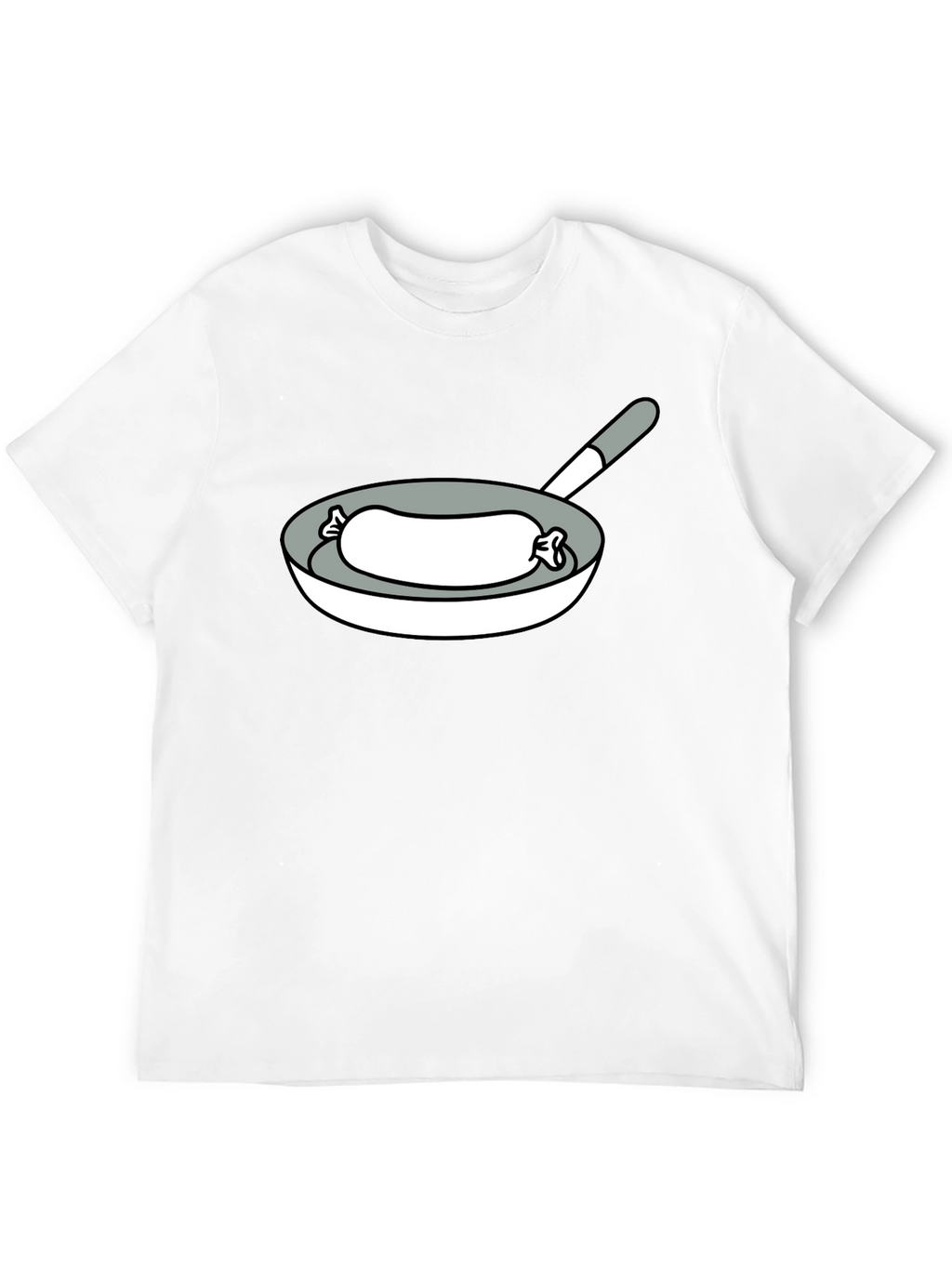 Sausage in a Pan Graphic T-Shirt - Foodie Fun!
