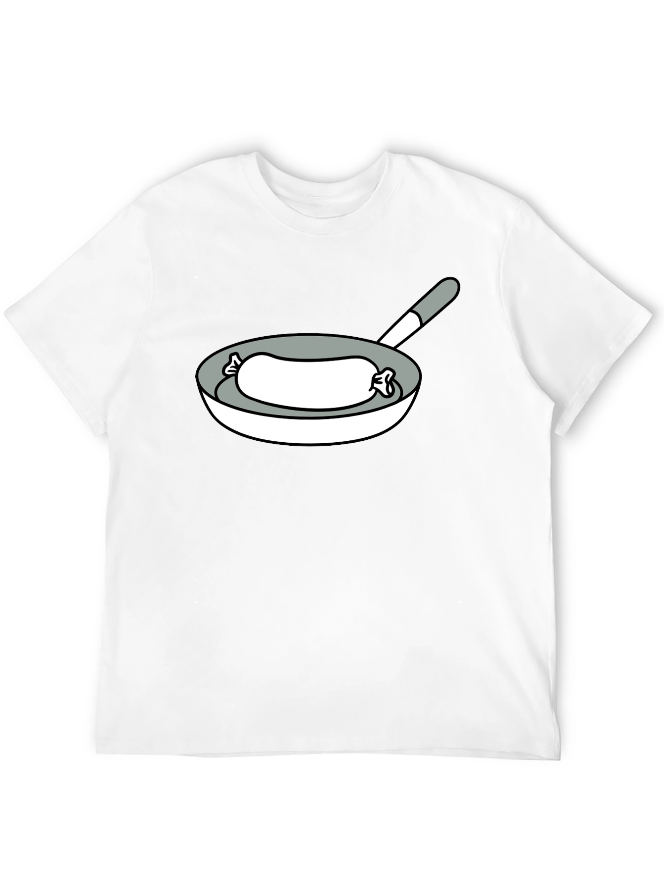 Sausage in a Pan Graphic T-Shirt - Foodie Fun!