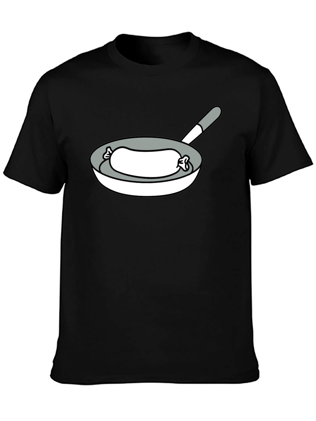 Sausage in a Pan Graphic T-Shirt - Foodie Fun!