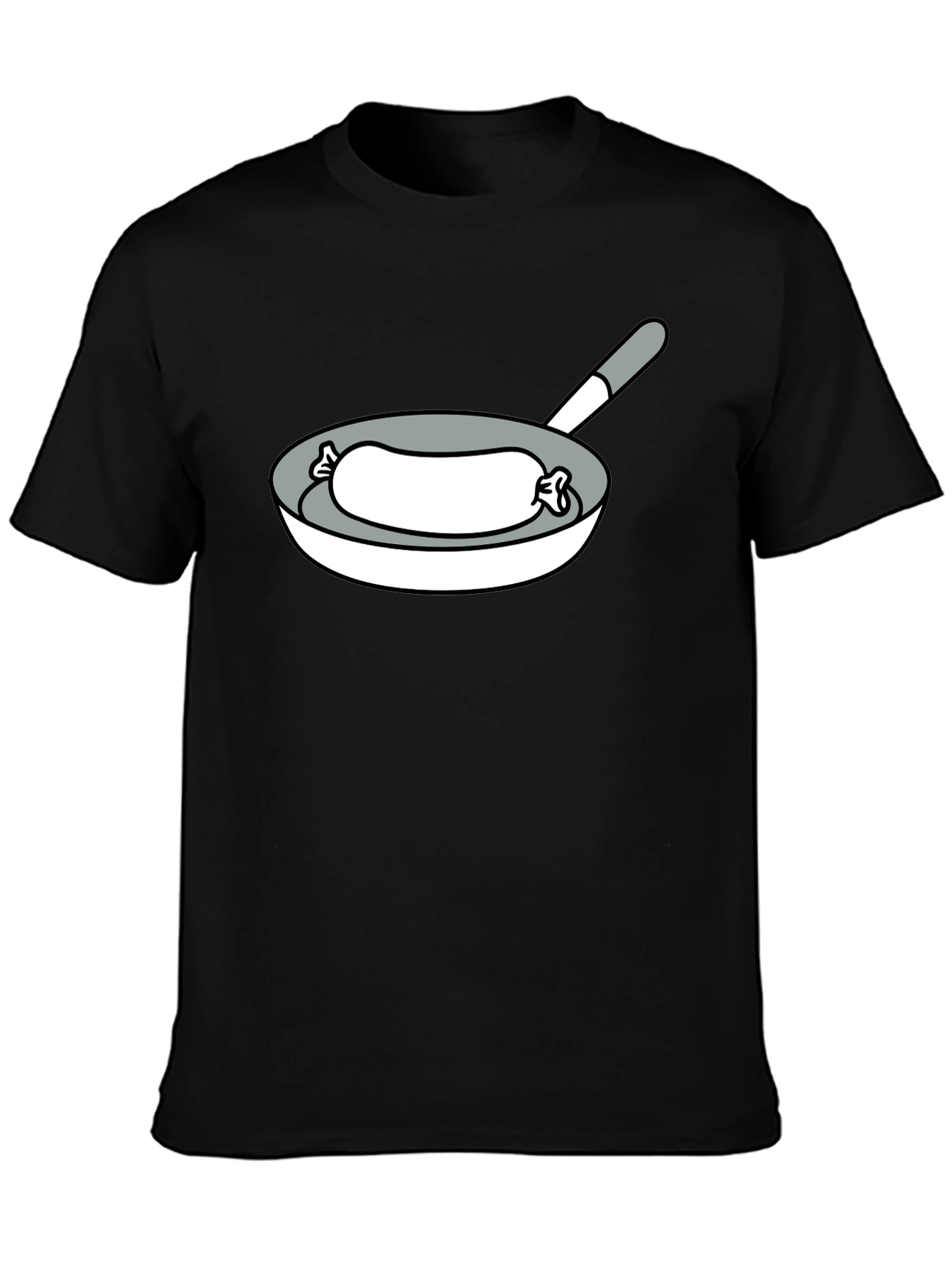 Sausage in a Pan Graphic T-Shirt - Foodie Fun!