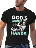 Gods Work Nurses Hands T-Shirt
