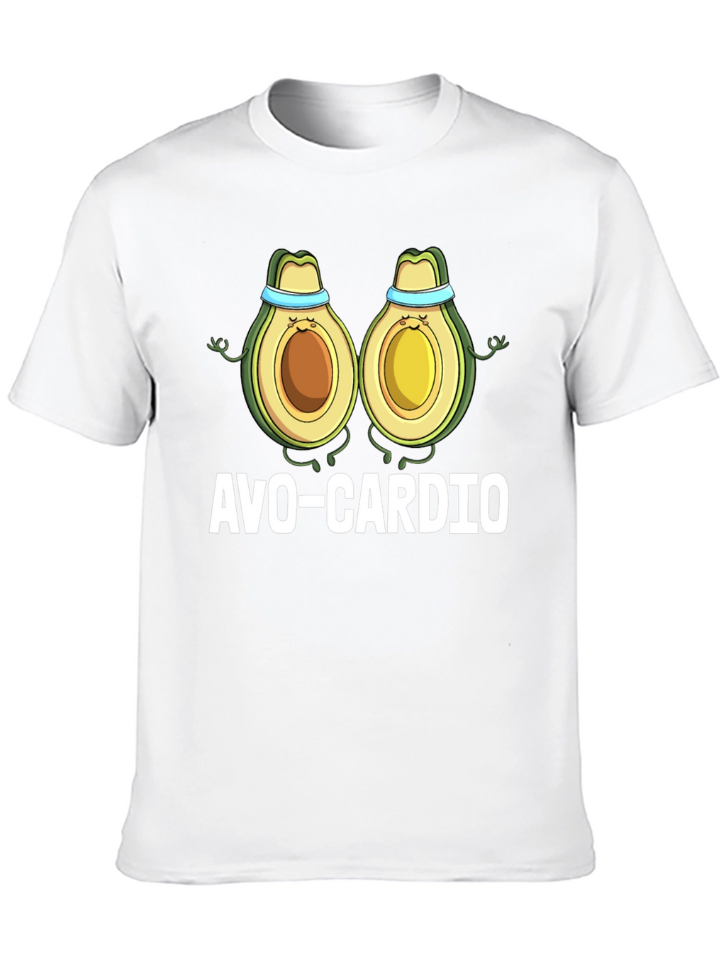 Avo-Cardio Workout T-Shirt - Funny Avocado Fitness Tee
