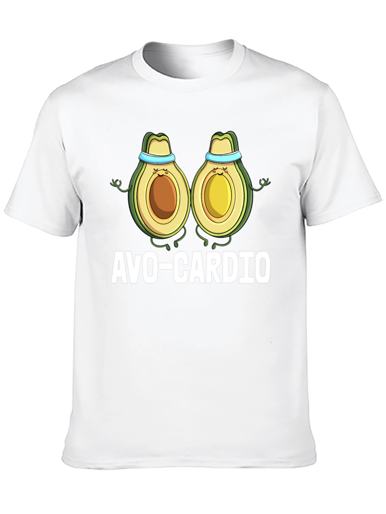 Avo-Cardio Workout T-Shirt - Funny Avocado Fitness Tee