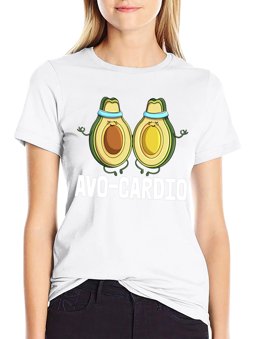 Avo-Cardio Workout T-Shirt - Funny Avocado Fitness Tee