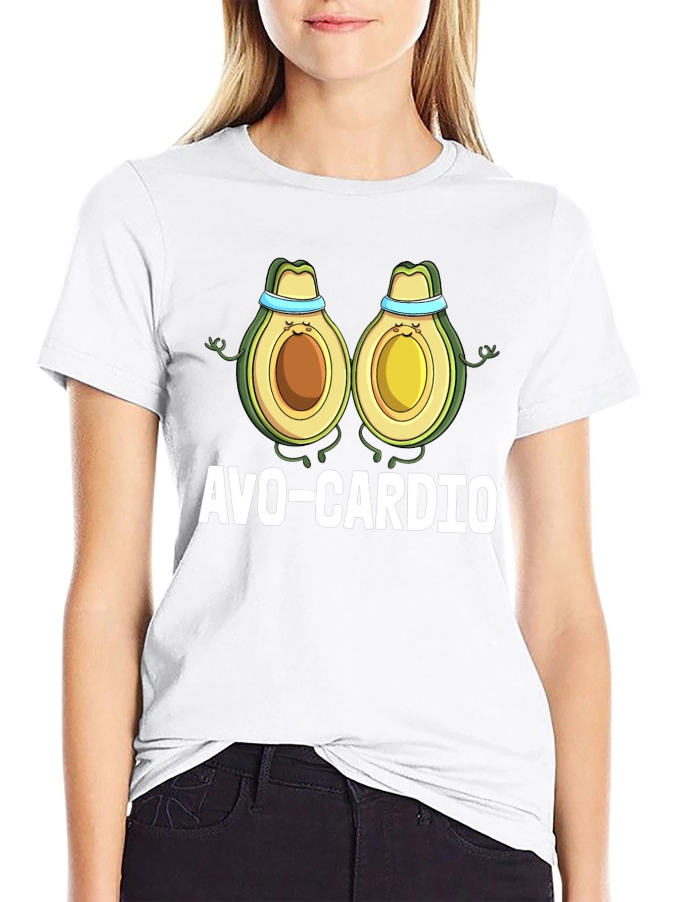 Avo-Cardio Workout T-Shirt - Funny Avocado Fitness Tee