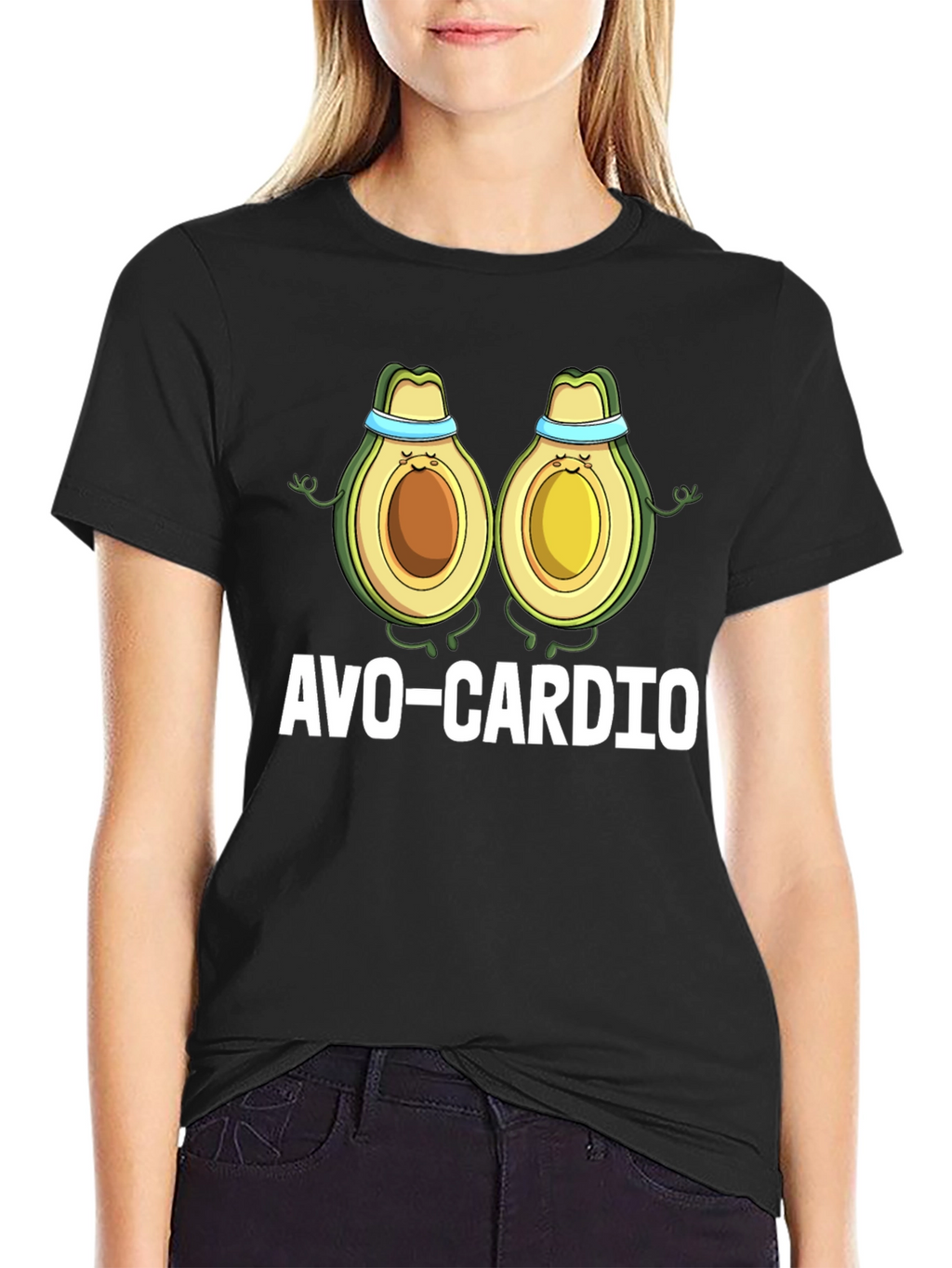 Avo-Cardio Workout T-Shirt - Funny Avocado Fitness Tee