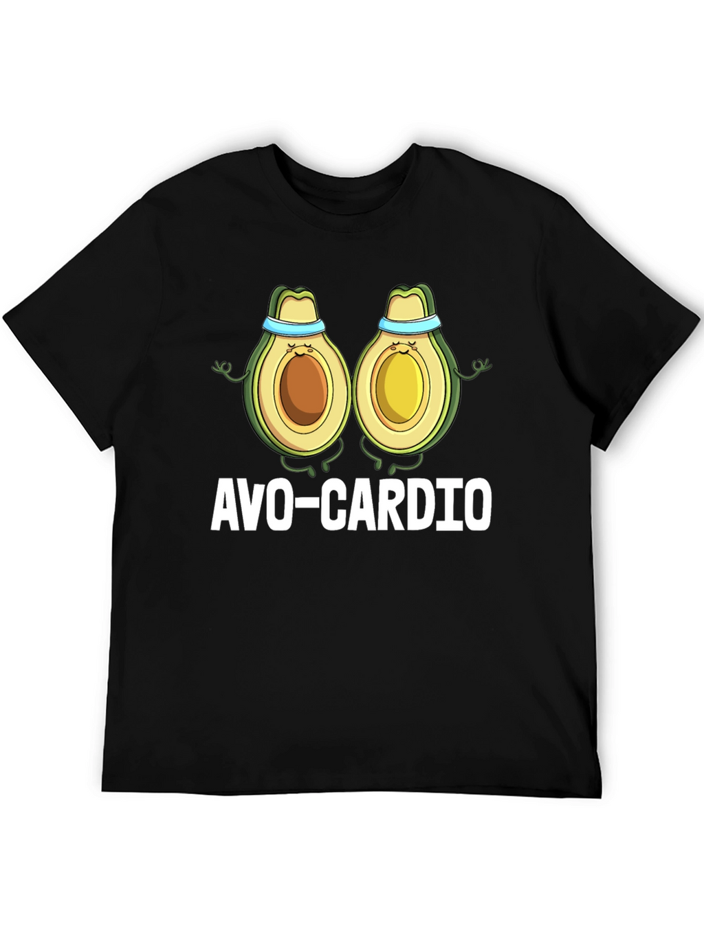 Avo-Cardio Workout T-Shirt - Funny Avocado Fitness Tee