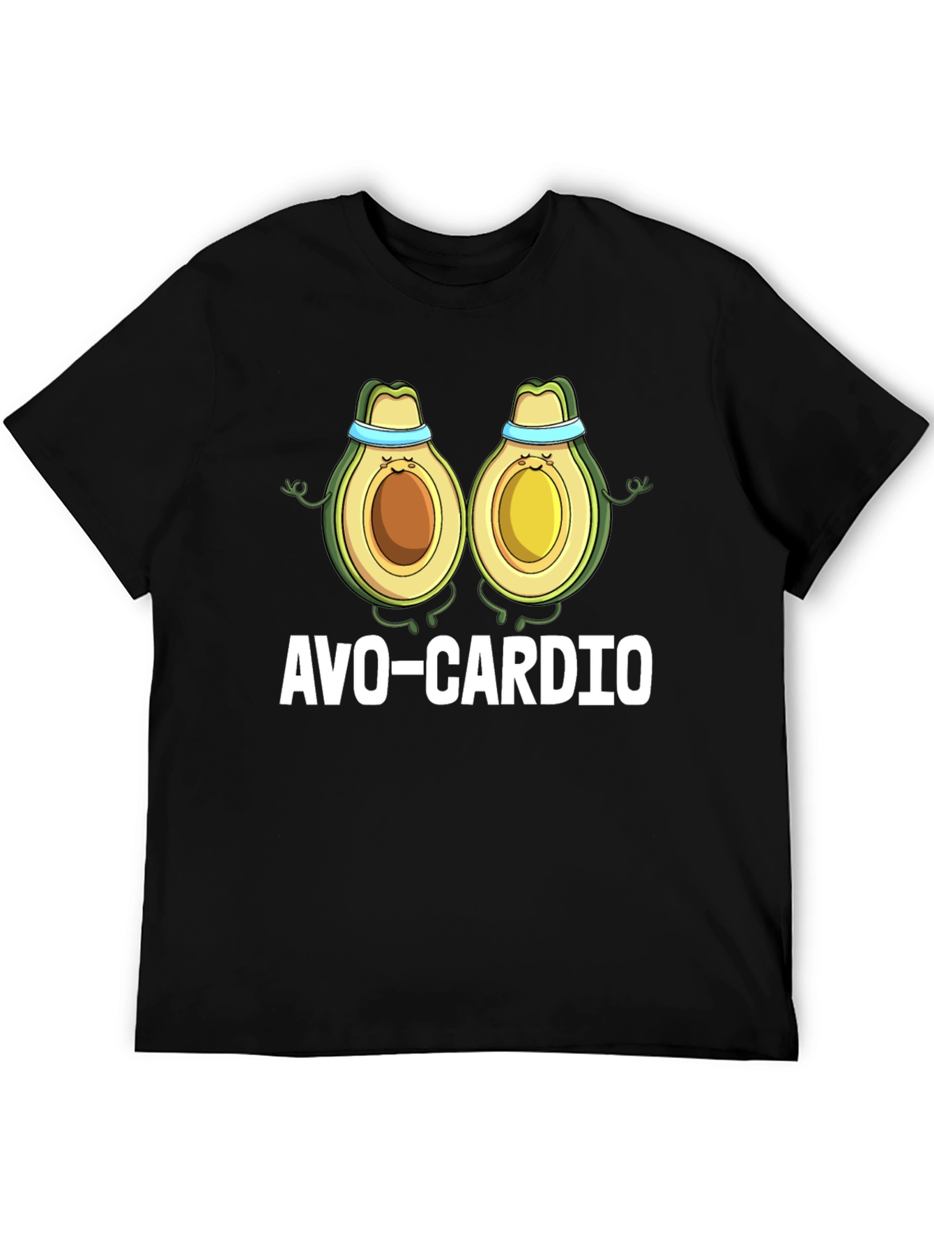 Avo-Cardio Workout T-Shirt - Funny Avocado Fitness Tee