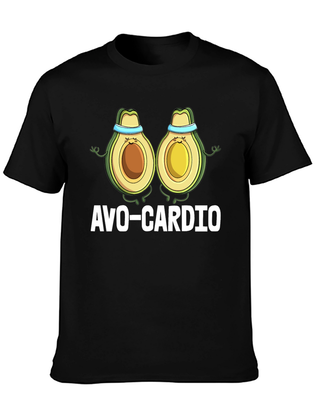Avo-Cardio Workout T-Shirt - Funny Avocado Fitness Tee