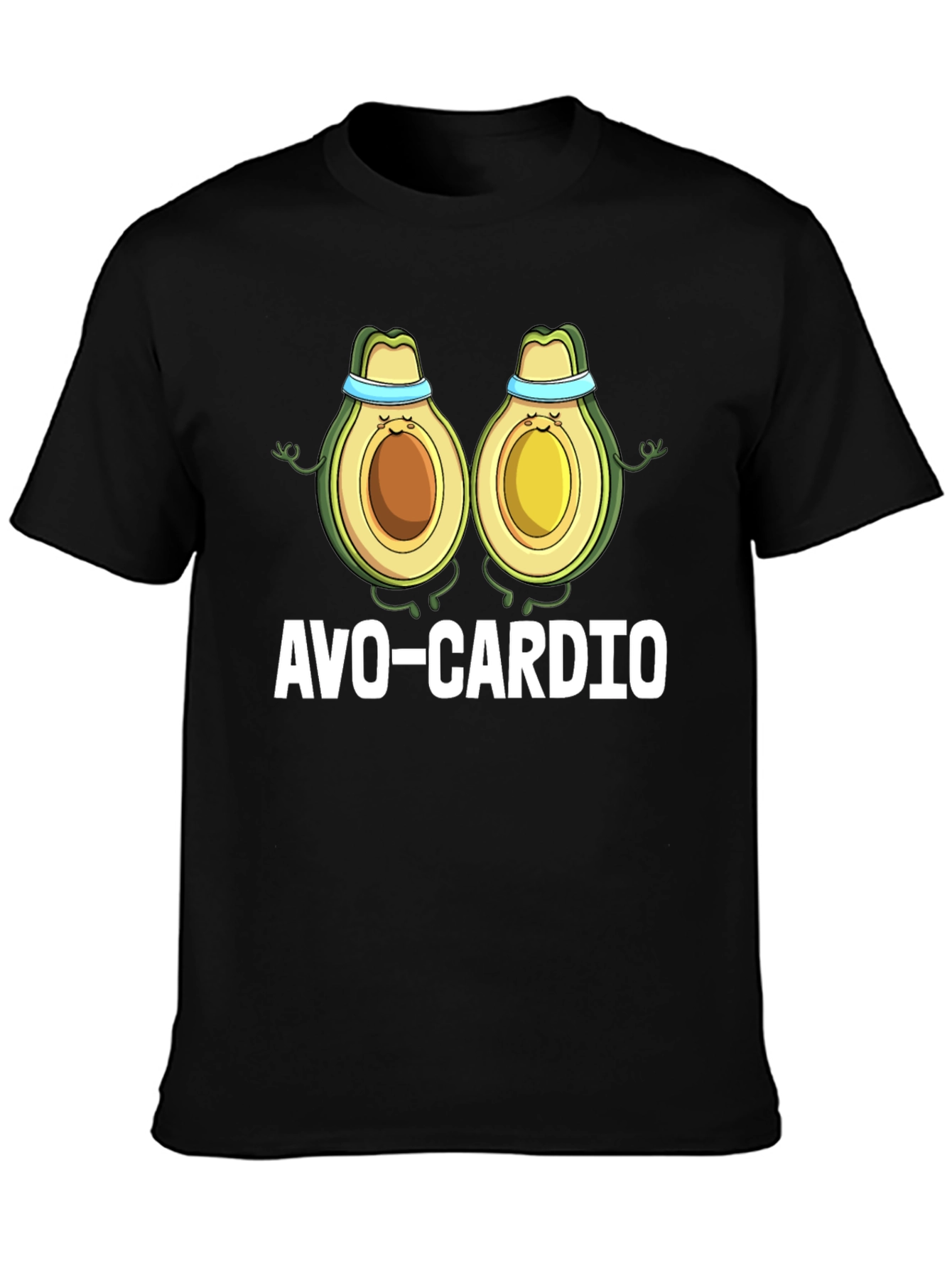 Avo-Cardio Workout T-Shirt - Funny Avocado Fitness Tee