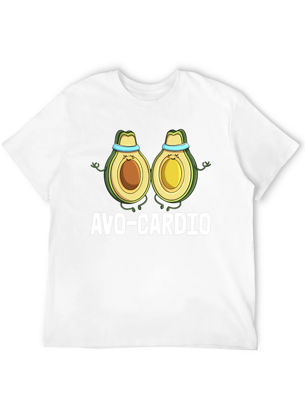 Avo-Cardio Workout T-Shirt - Funny Avocado Fitness Tee