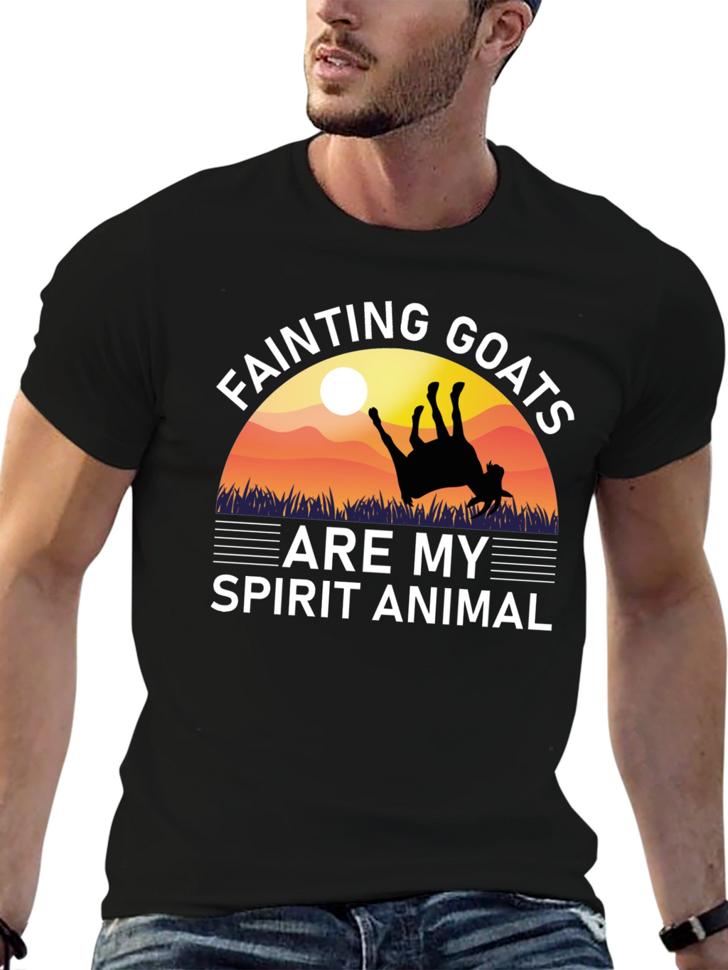 Fainting Goats Spirit Animal T-Shirt