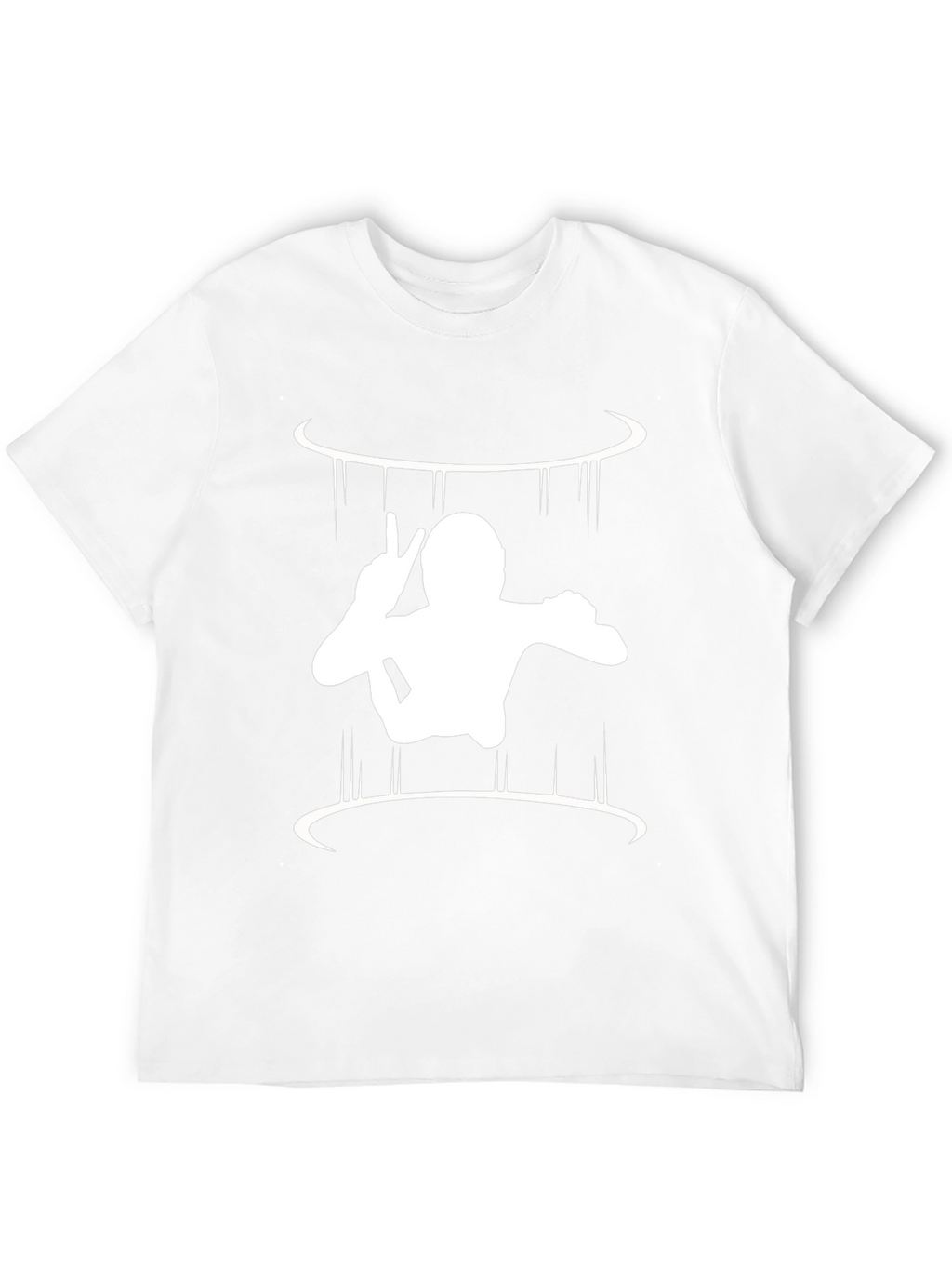 Skydiver Graphic Tee - Black Cotton Comfort