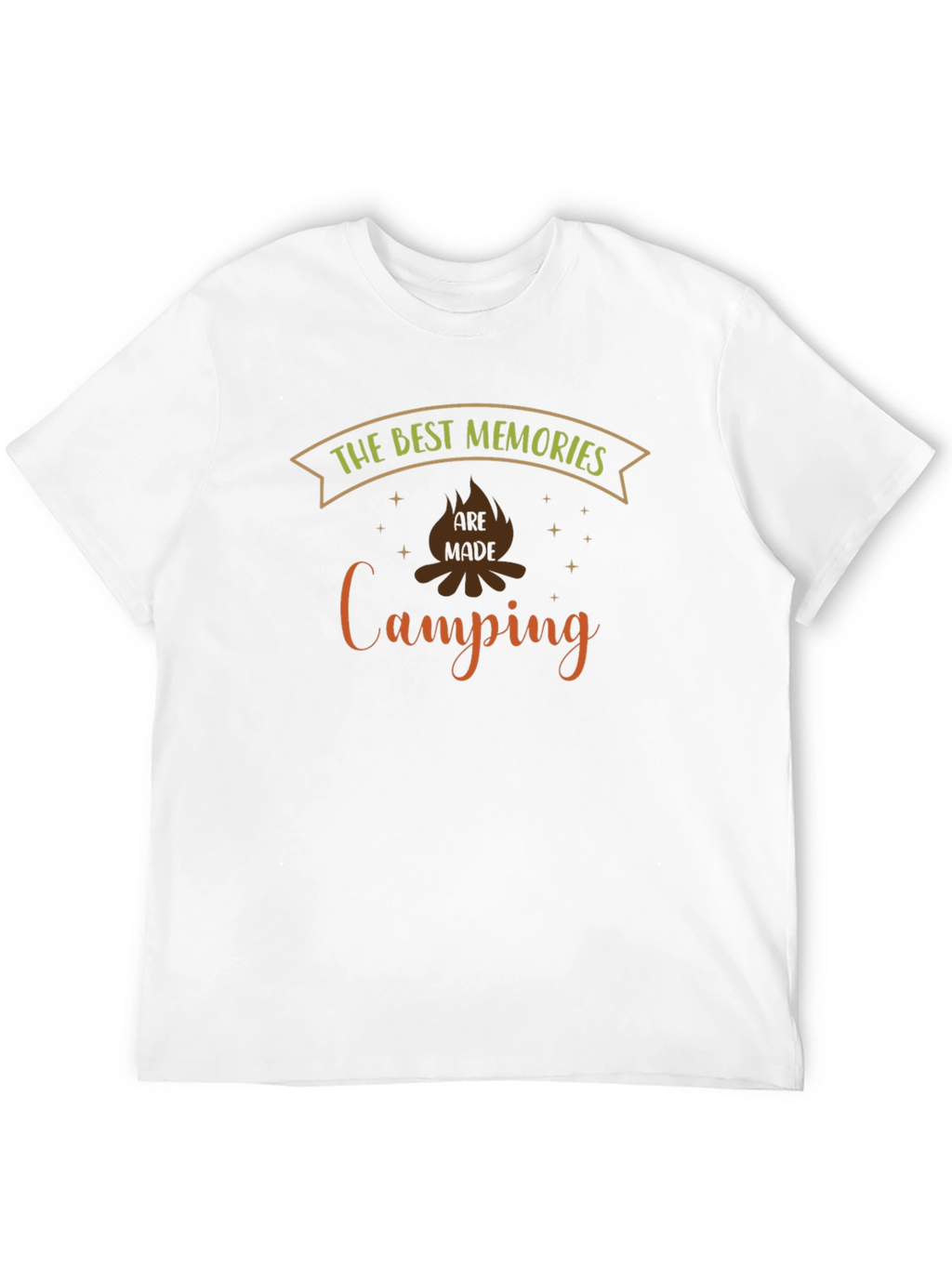 Camping Memories Graphic Tee - Black